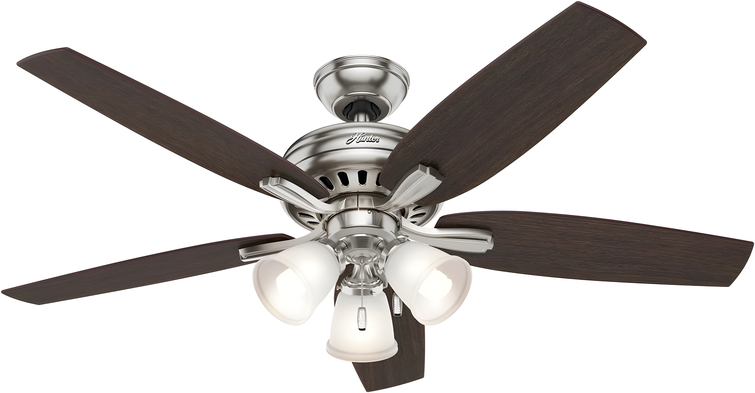 52" Newsome 5 - Blade Standard Ceiling Fan with Pull Chain and Light Kit Included