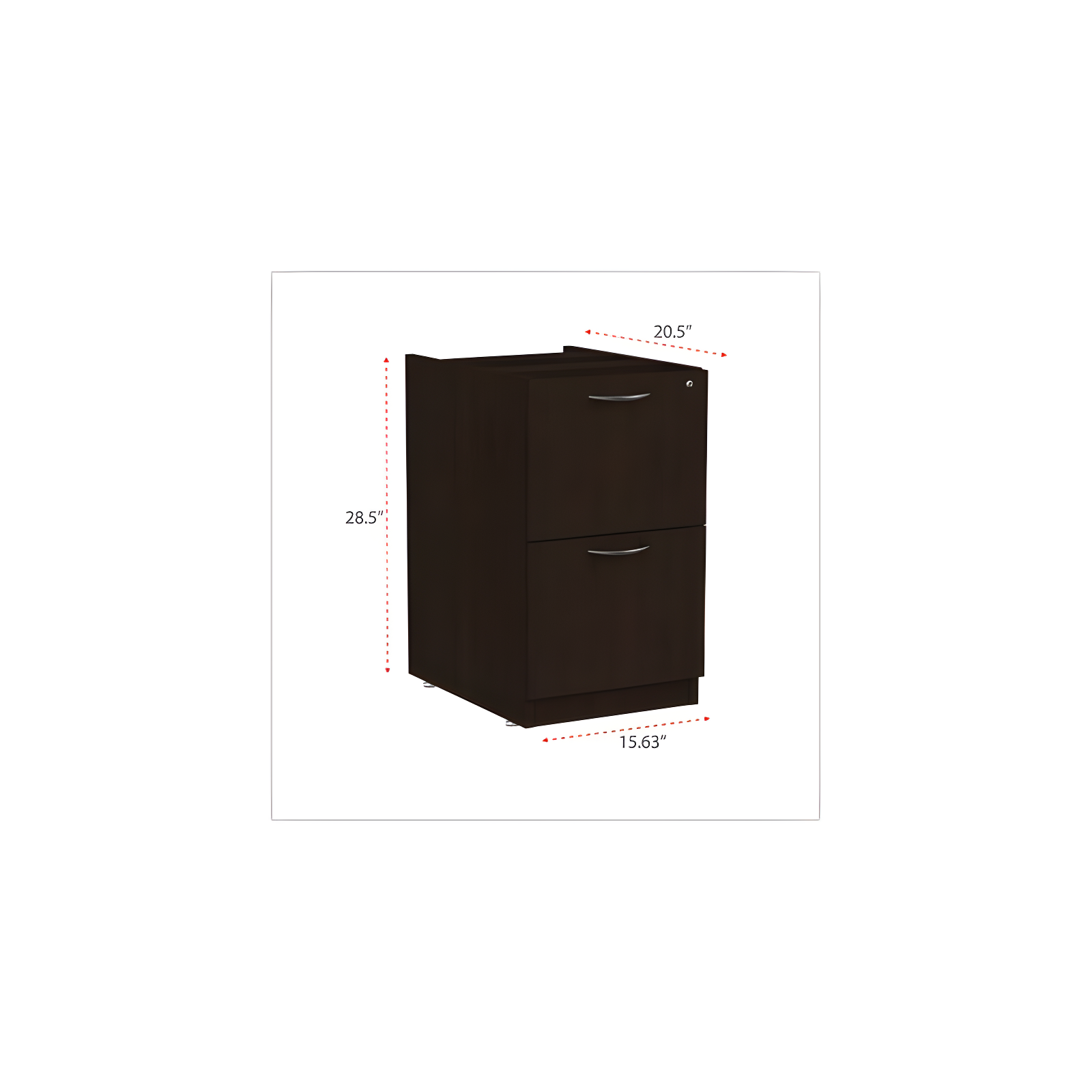 Valencia 15.625'' Wide 2 -Drawer File Cabinet