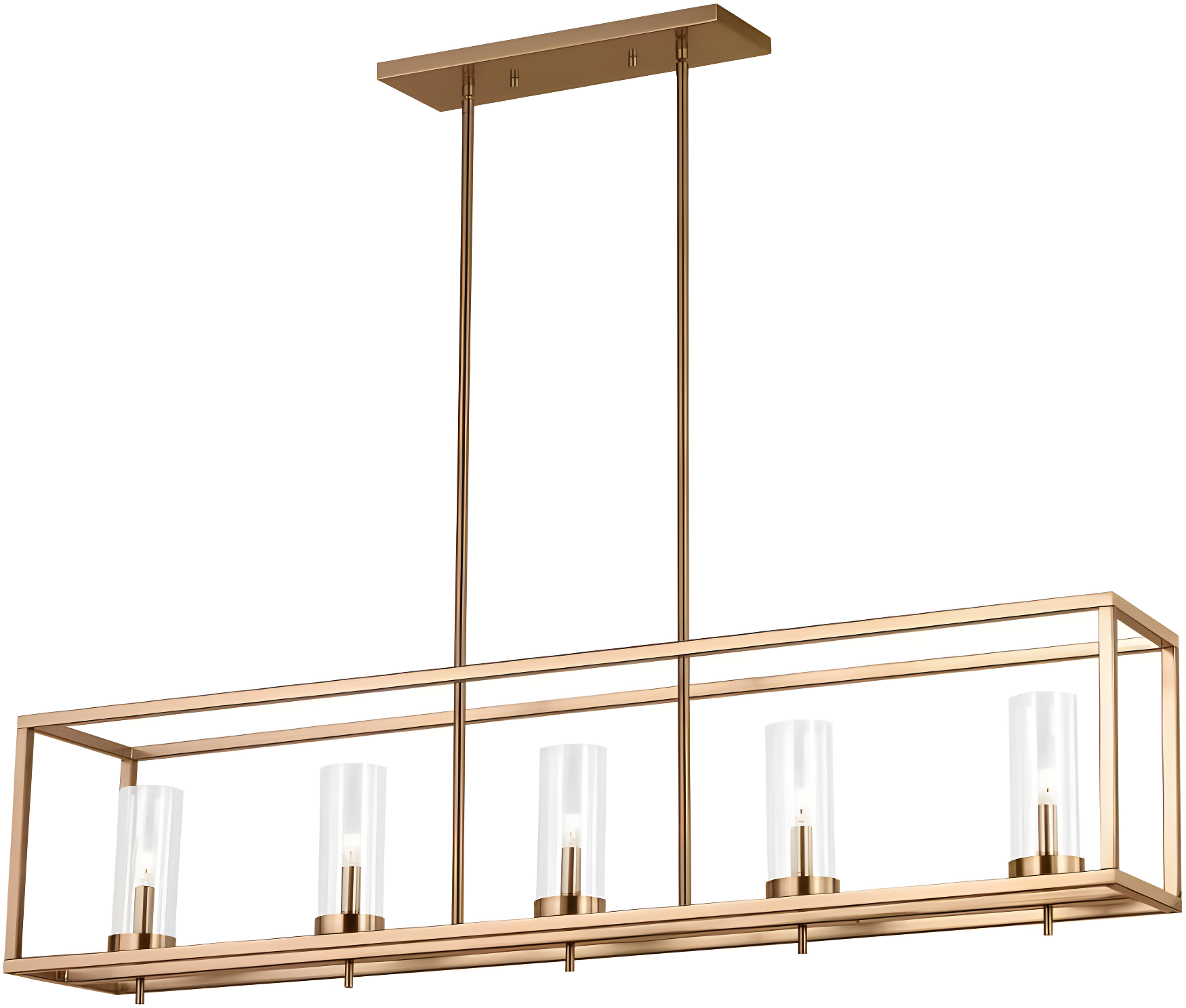 Sea Gull Lighting Generation Lighting 6690305-848 Zire - 5 Light Chandelier in Modern Style-11 Inches Tall and 9 Inches Wide, Choose Lamping Option: Lamping