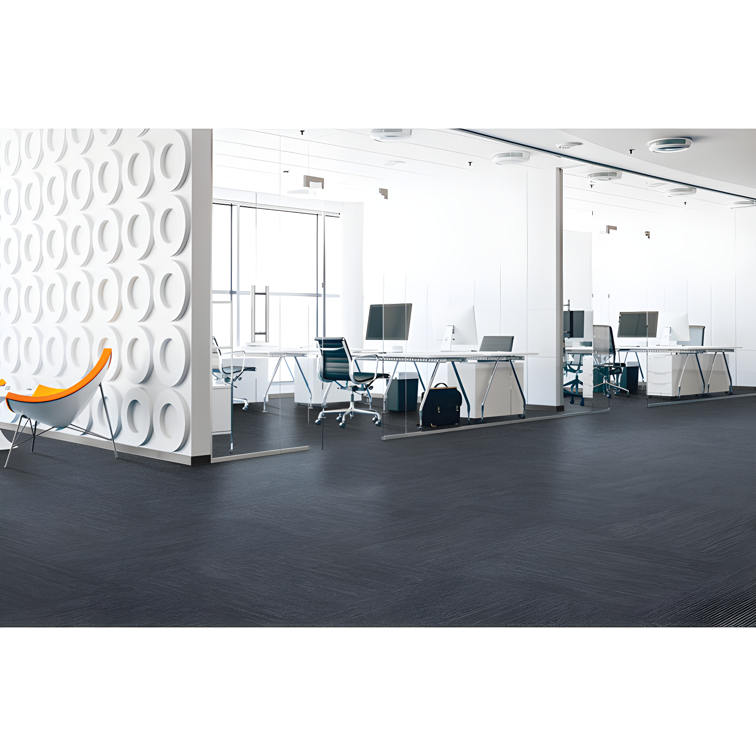 Mohawk Elite 24" x 24" Nylon Fiber Carpet Tiles (96 sqft per carton-24 Tiles)