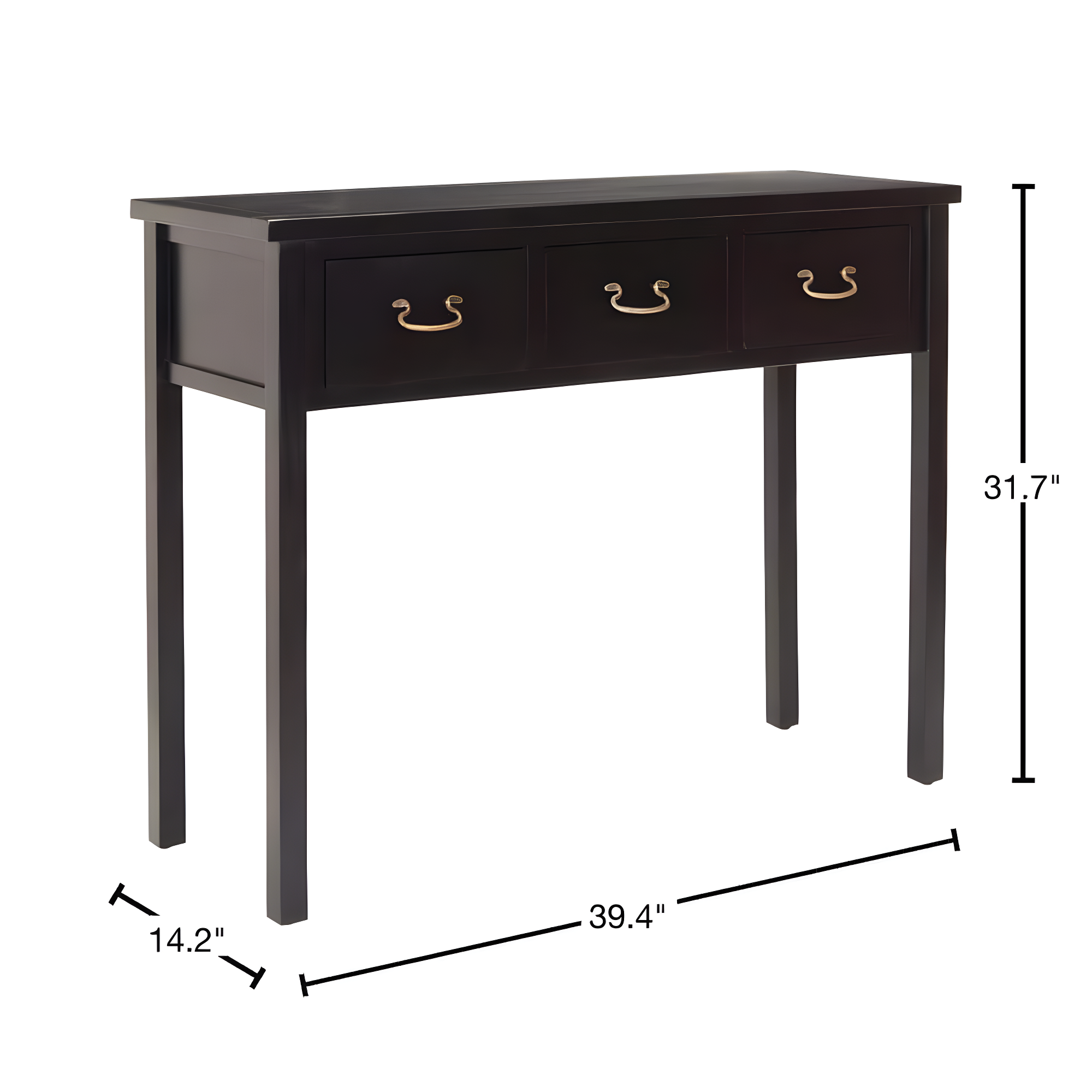 Cindy Console - AMH6568B - Black - Safavieh Couture