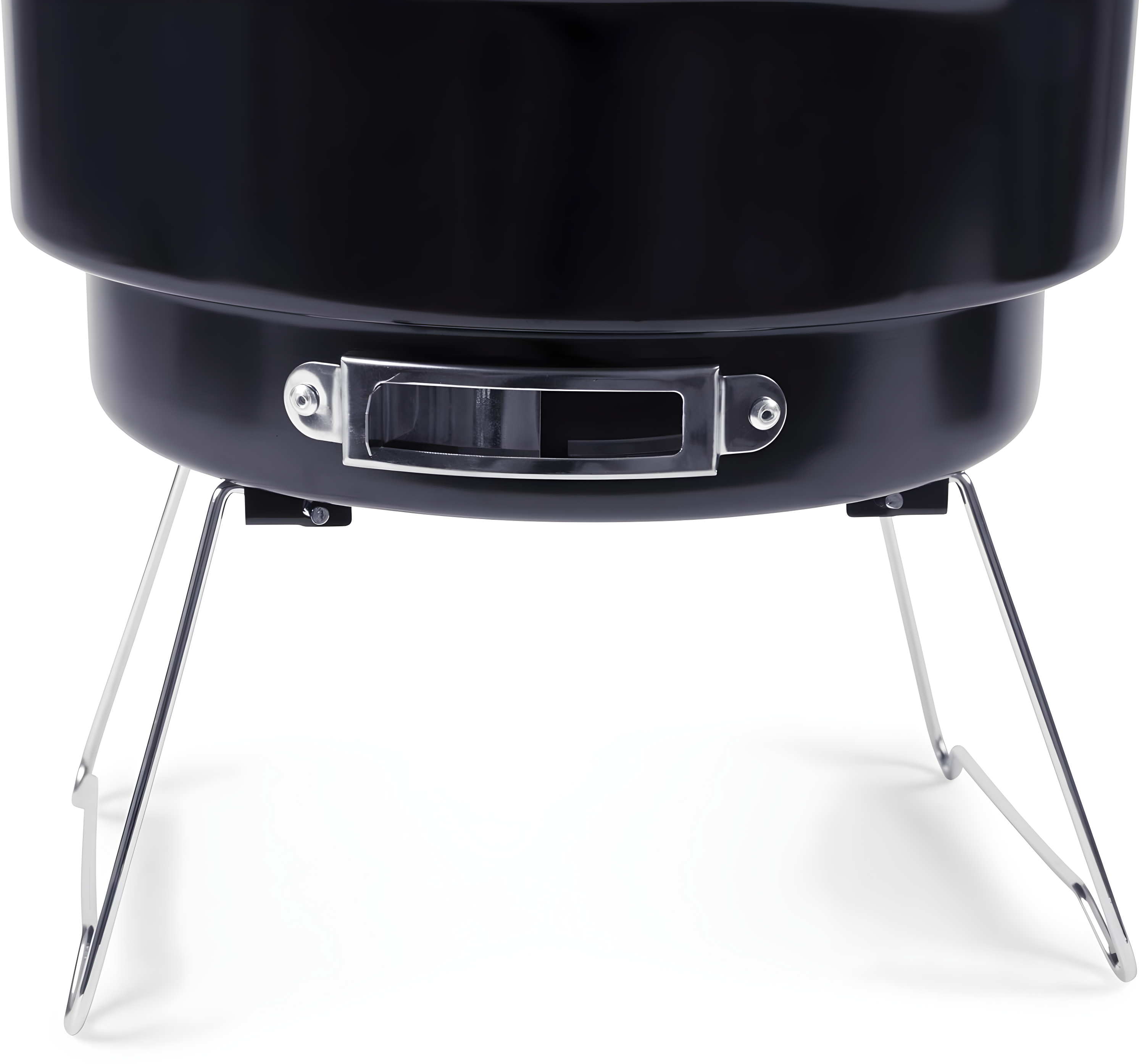 10 in.Caliente Round Portable Cooler/Charcoal Grill in Black