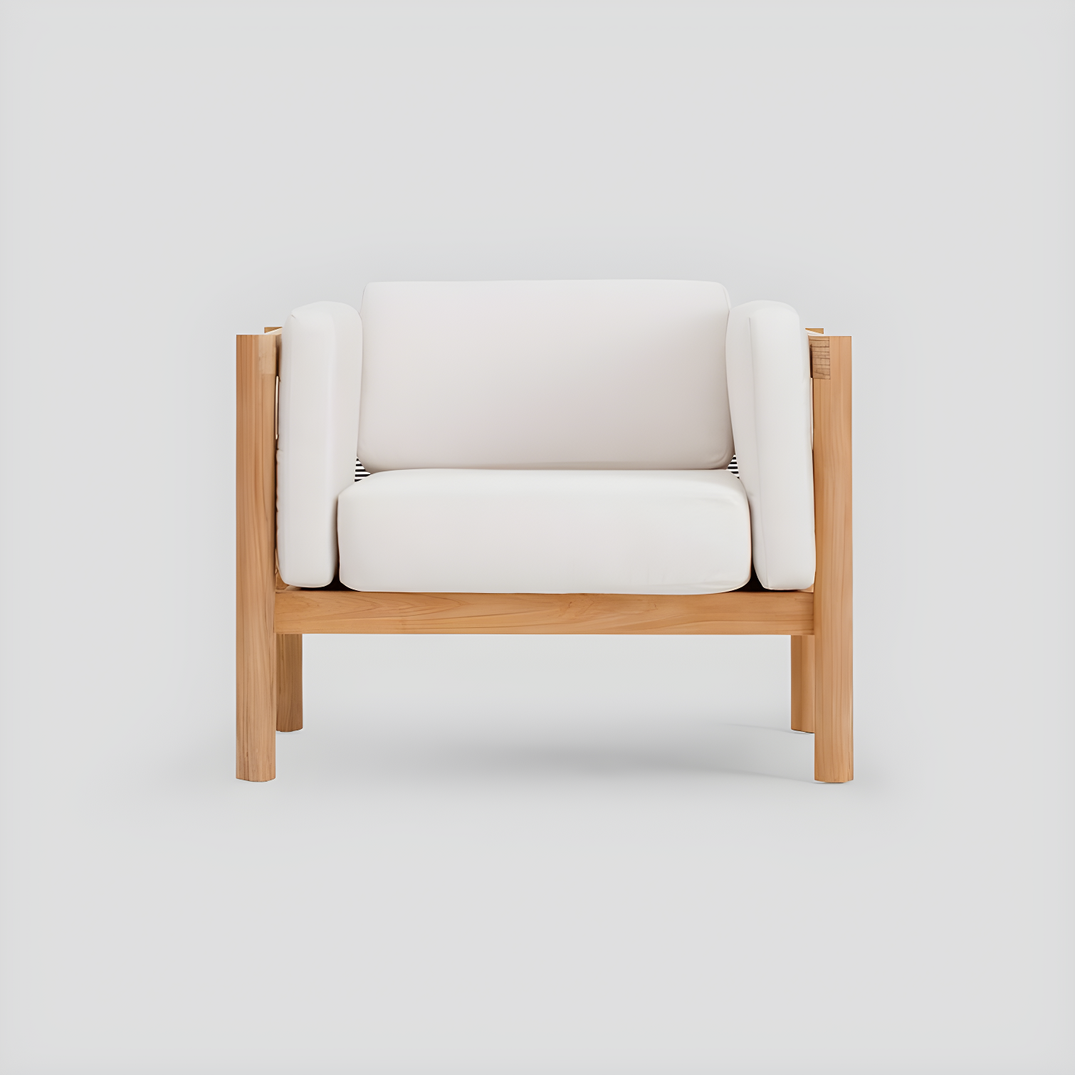 Haven Teak Outdoor Lounge Chair with Sunbrella® Cushion