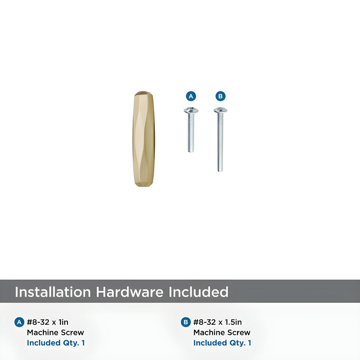 St. Vincent 1 7/16" Length Bar Knob