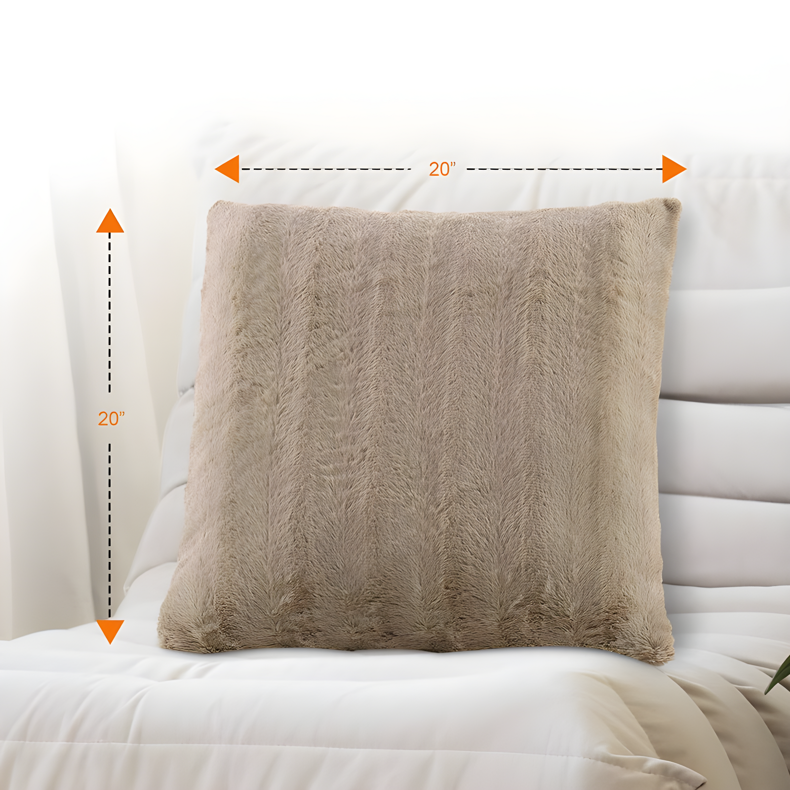 Cheer Collection FRBIN Square Pillow Cover & Insert (Set of 2)