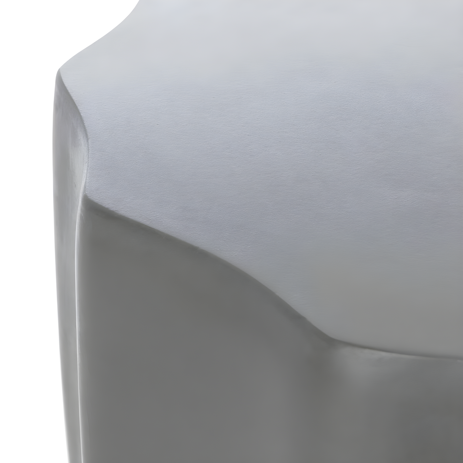Jaslyn Concrete Indoor/Outdoor Accent Stool - Dark Grey - Safavieh