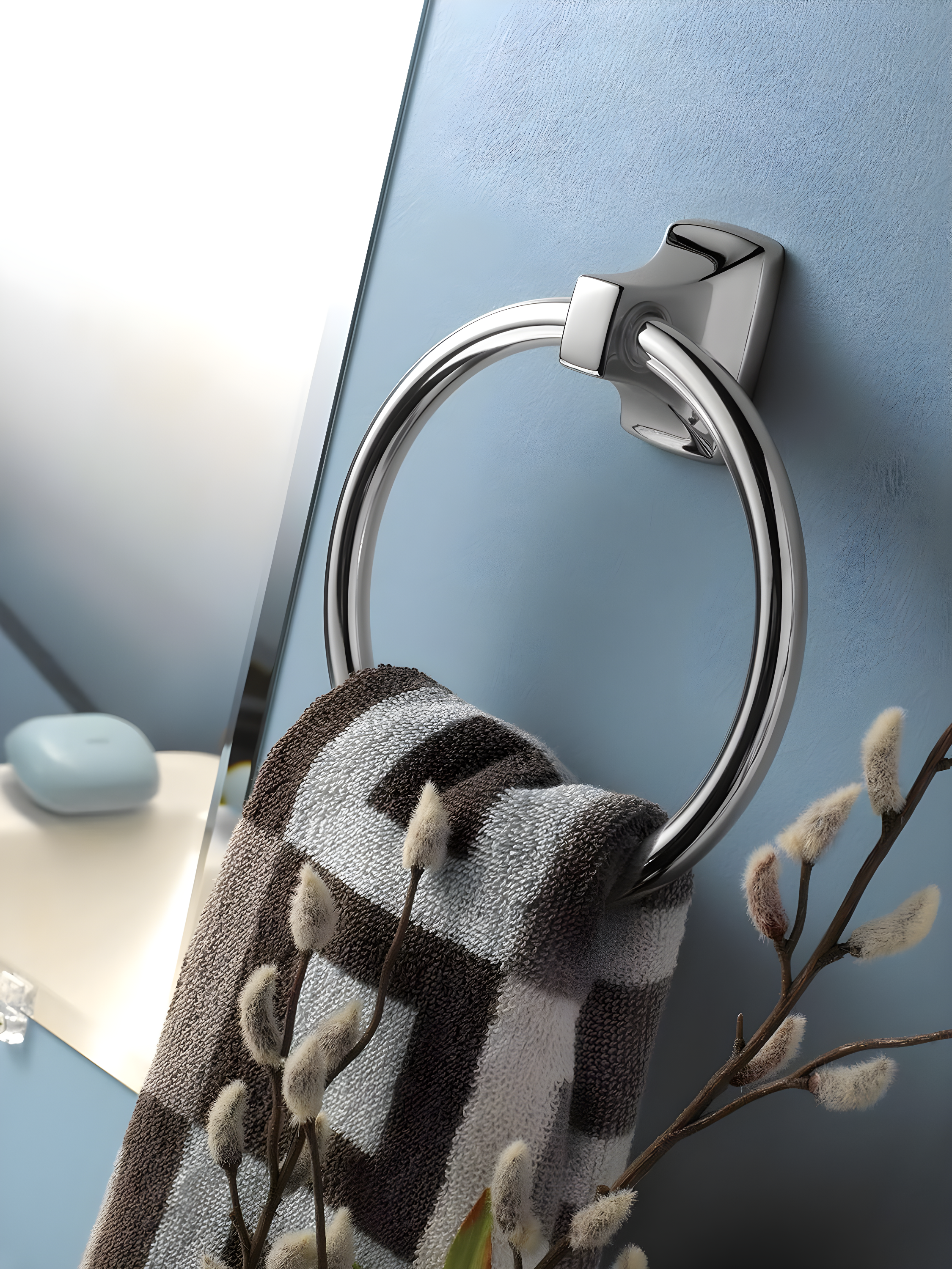 Contemporary Towel Ring