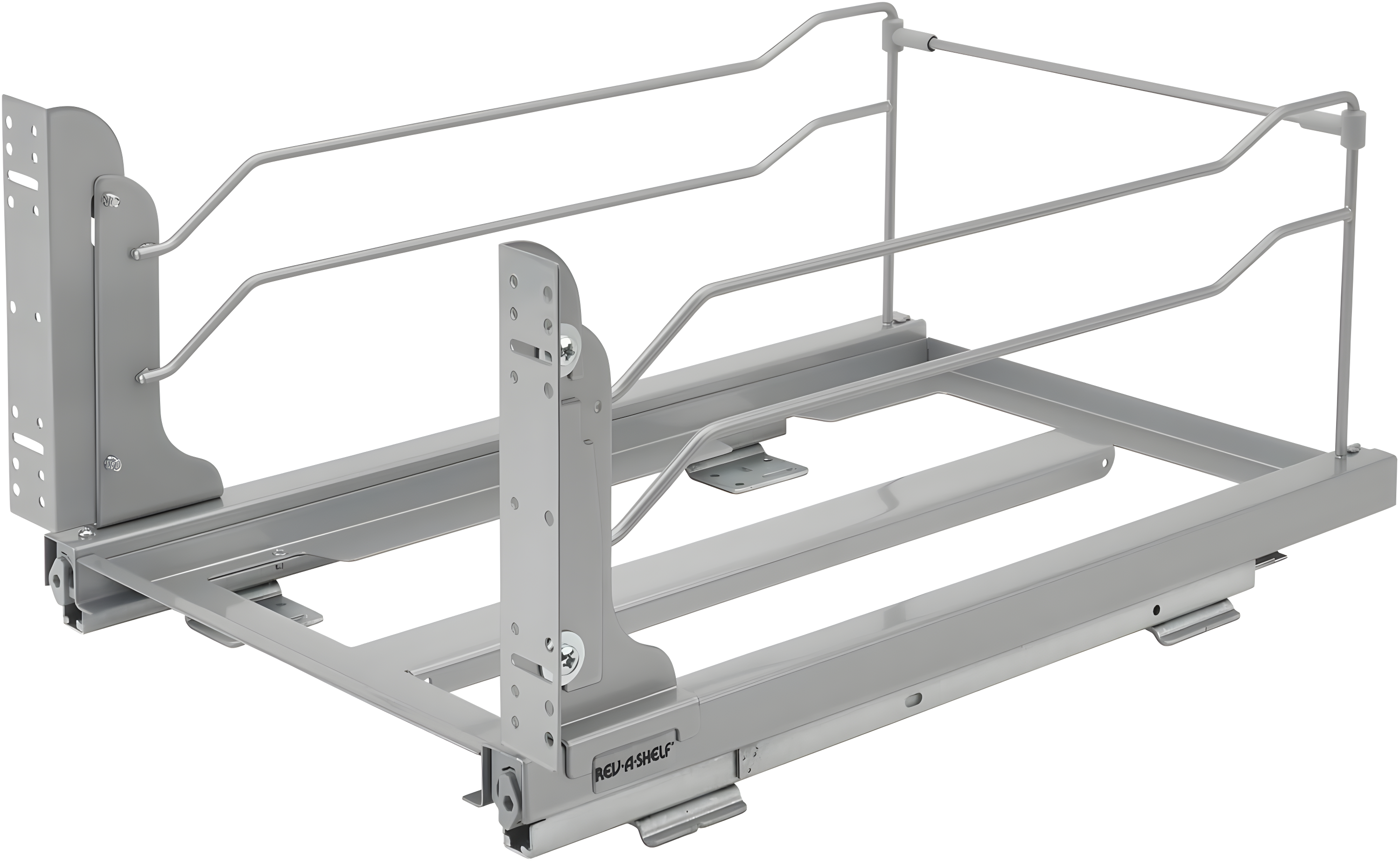 Rev-A-Shelf Double Pull Out Trash Can 35 Qt with Soft-Close