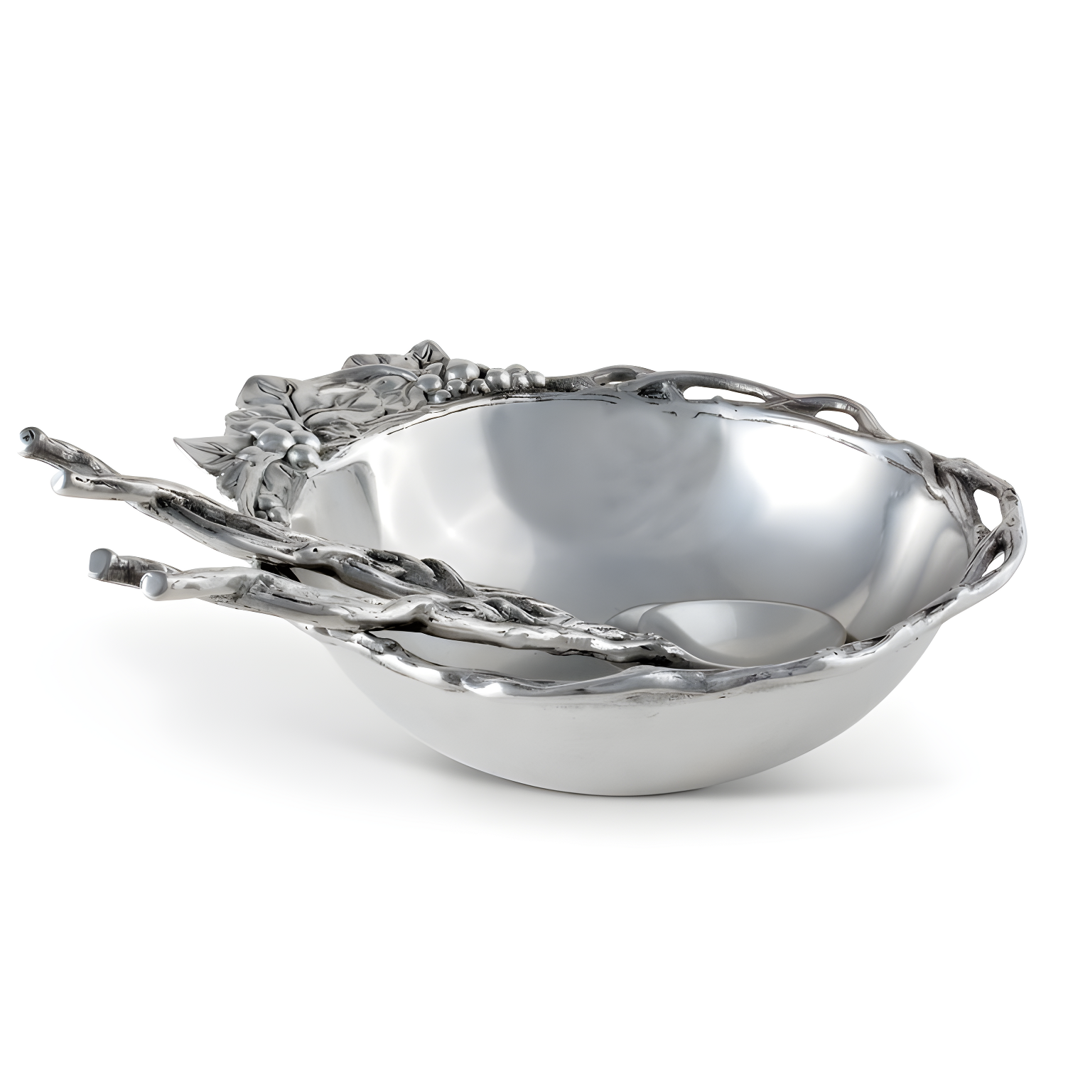 Arthur Court Designs Grape Aluminum Salad Bowl (Set of 3)