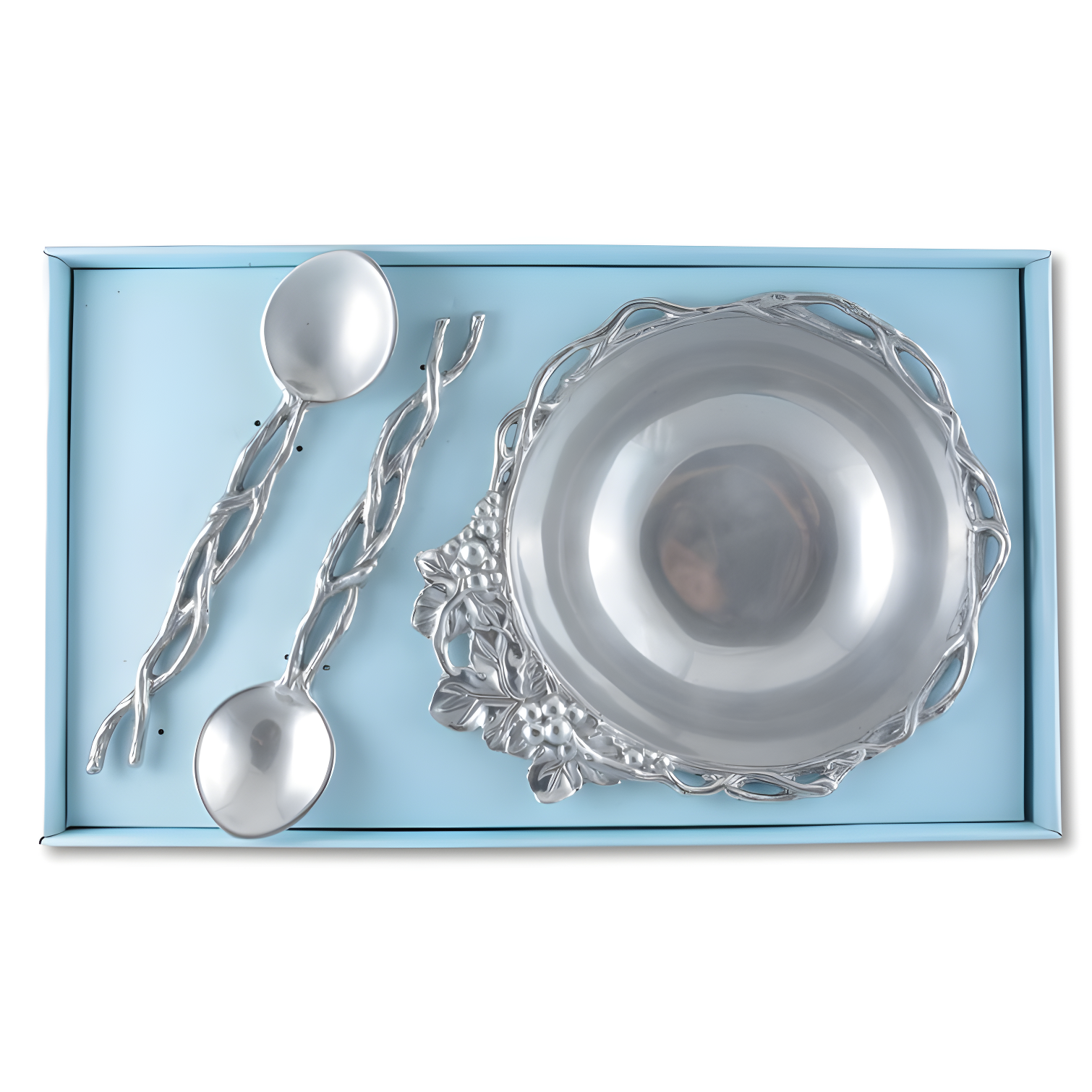 Arthur Court Designs Grape Aluminum Salad Bowl (Set of 3)