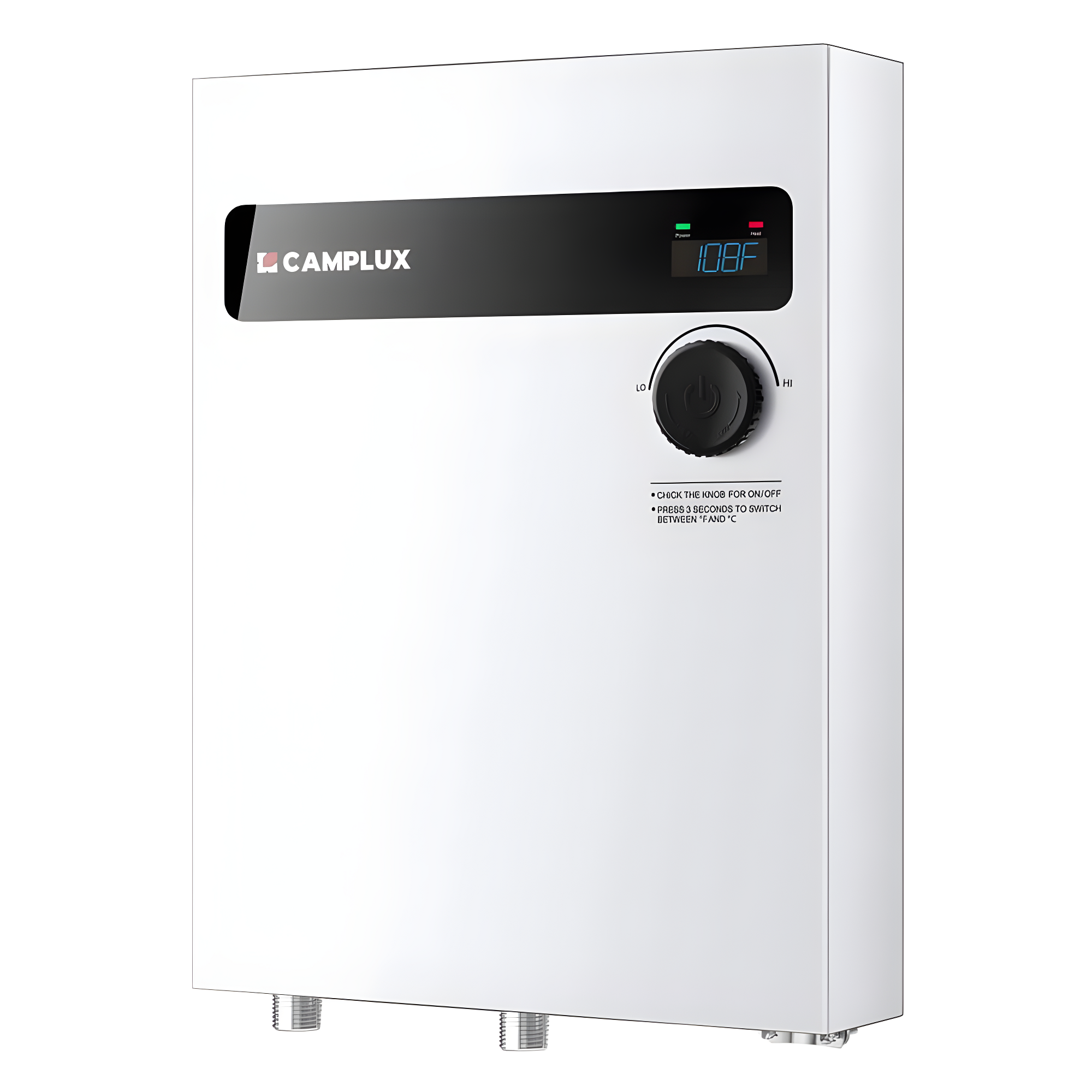 CAMPLUX 27KW 240V Electric Tankless Water Heater , Instant Hot Water Heater