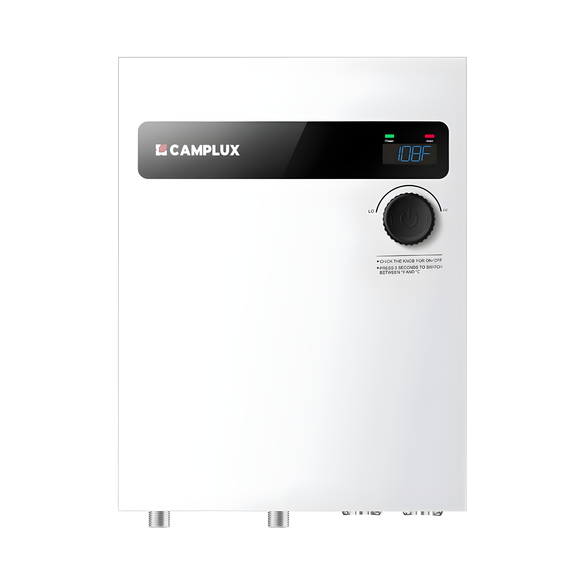 CAMPLUX 27KW 240V Electric Tankless Water Heater , Instant Hot Water Heater