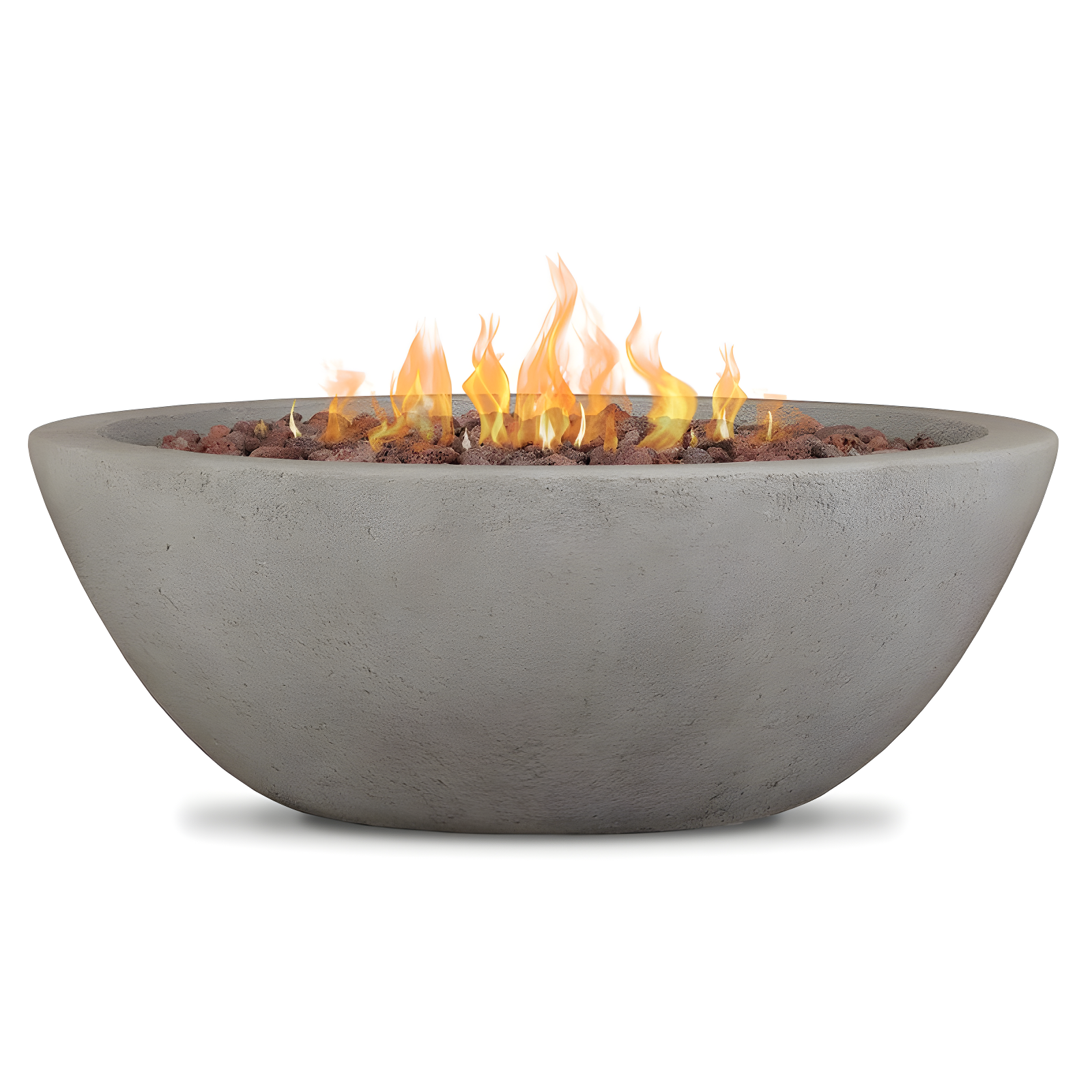 Fernanda Fire Bowl - Gray / Round