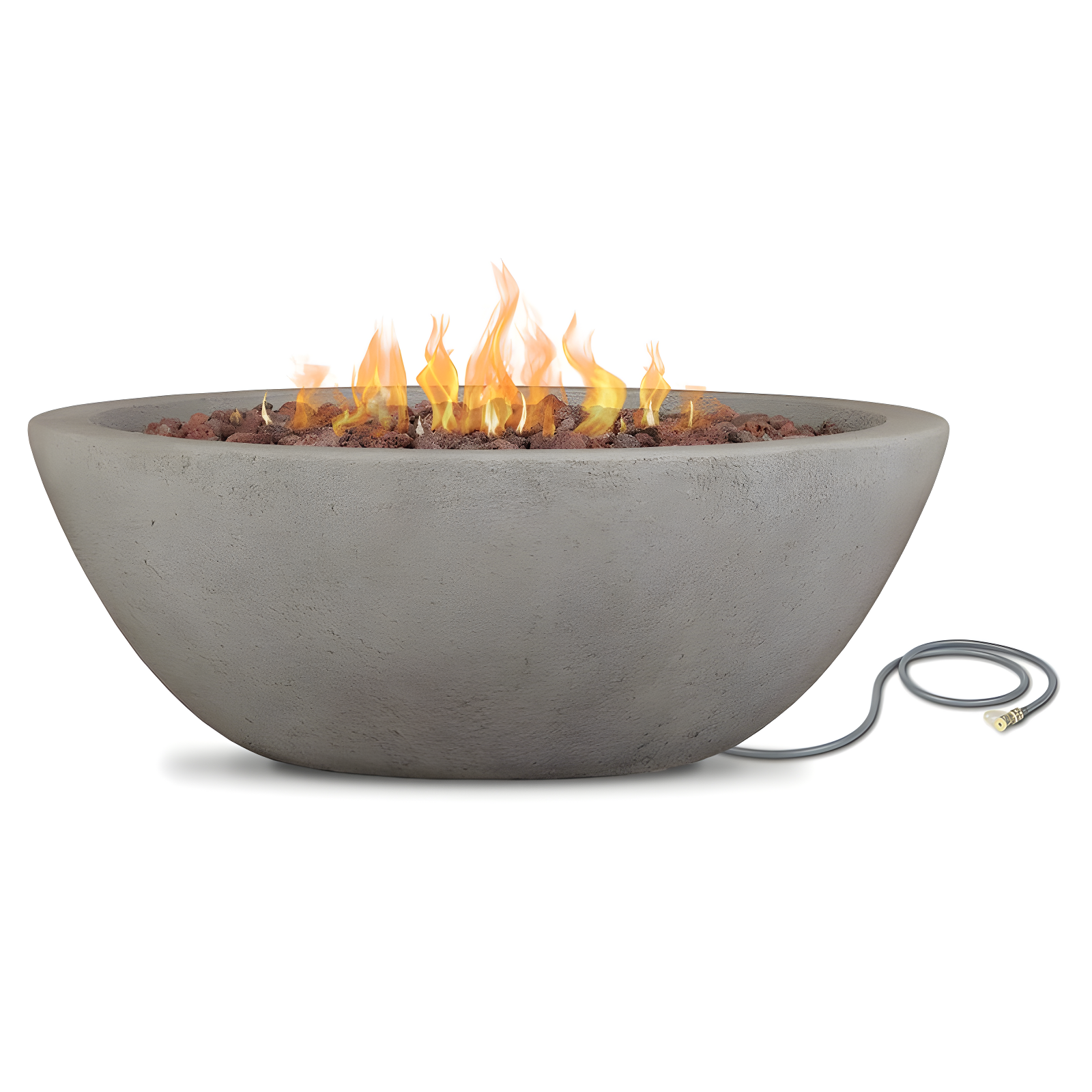 Fernanda Fire Bowl - Gray / Round