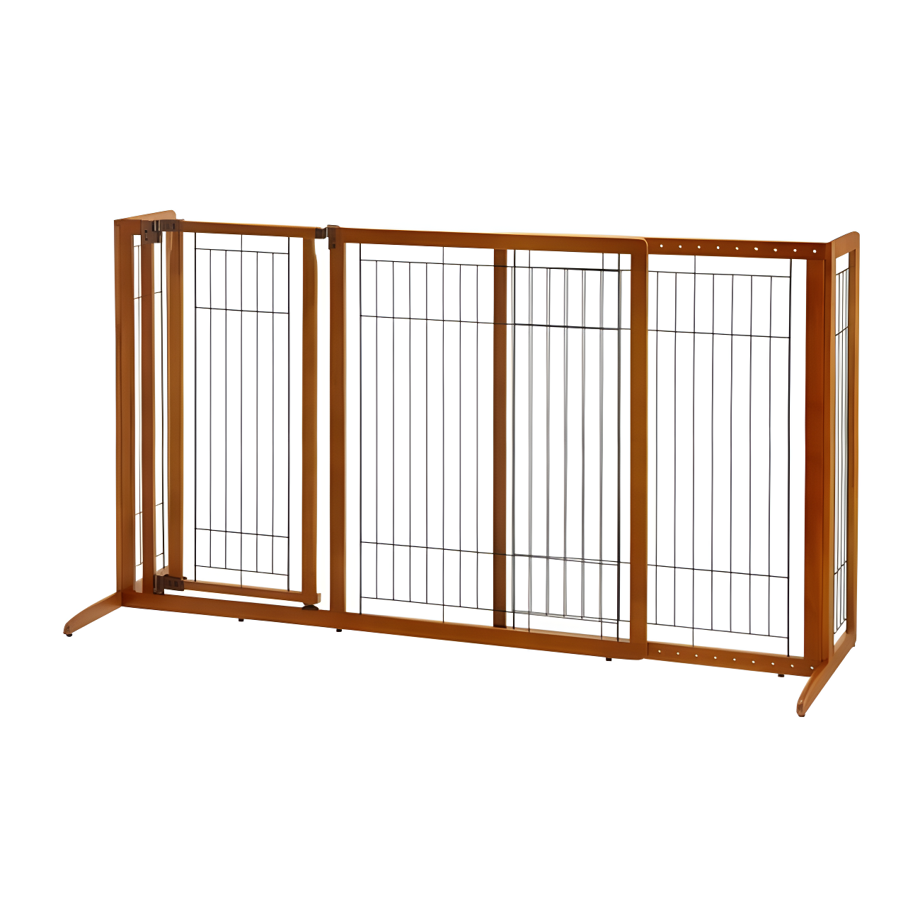 Wood Free Standing Pet Gate