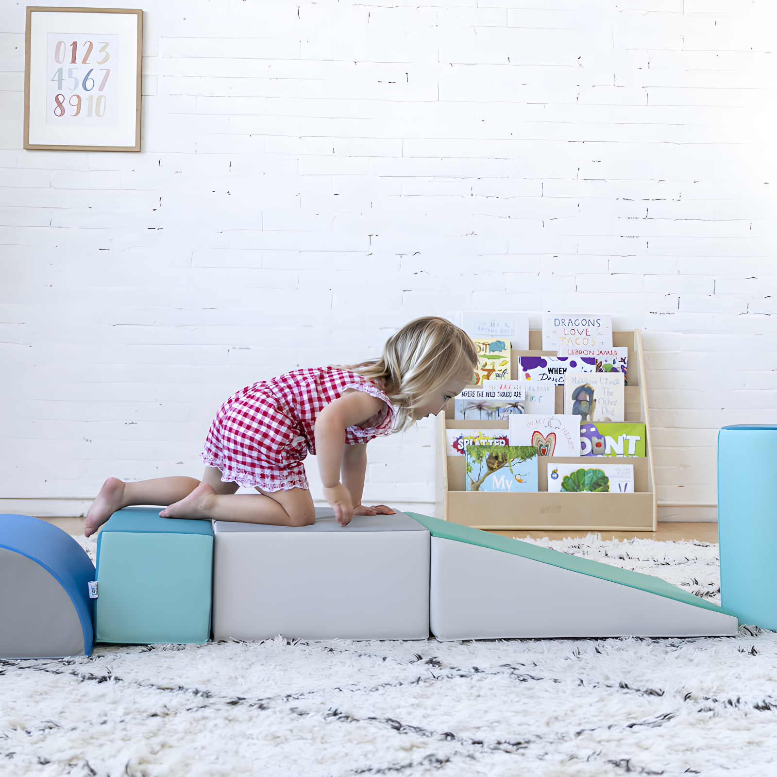 ECR4Kids SoftZone Climb and Crawl Playset, Building Blocks, 5-Piece & Reviews | Wayfair