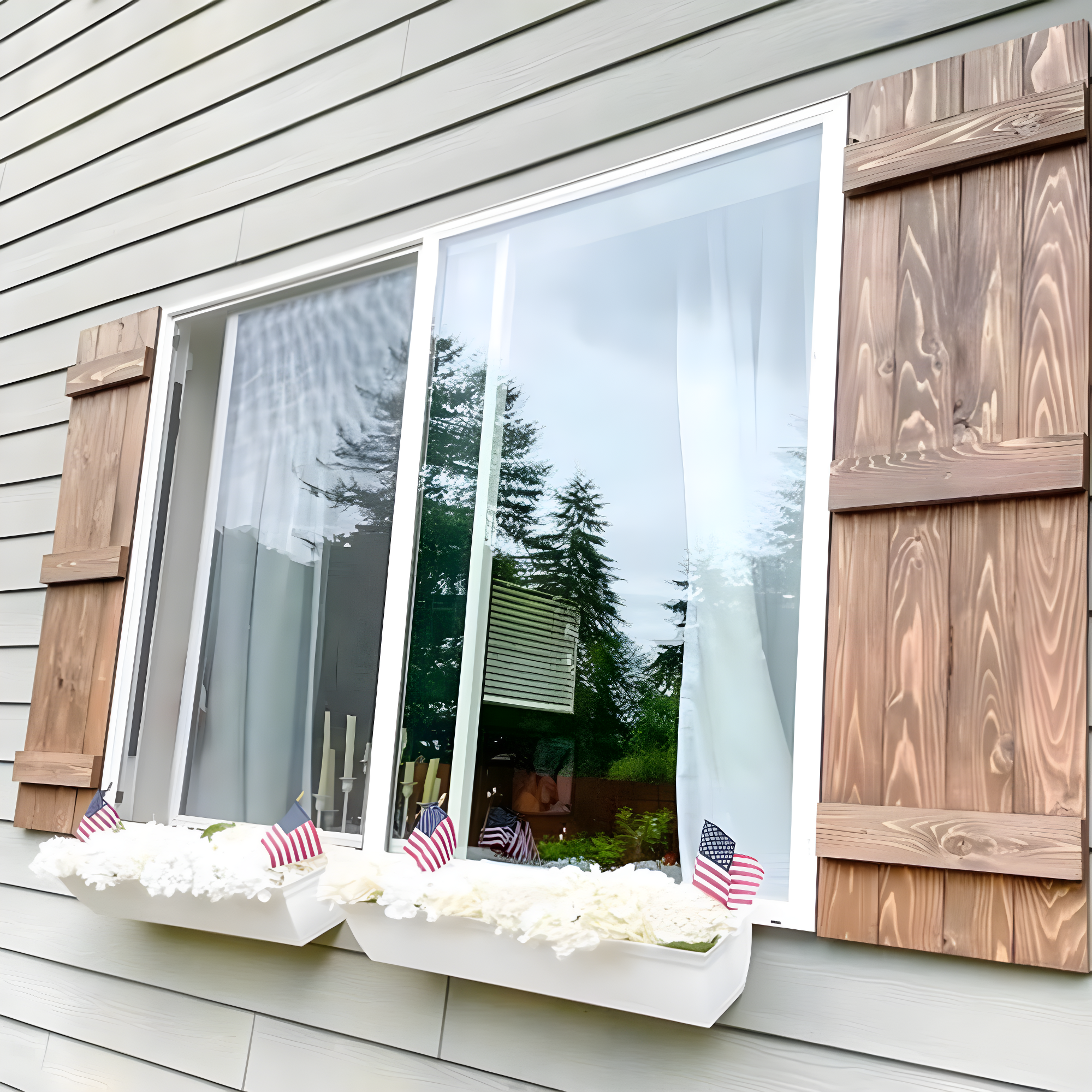 14'' Board & Batten Shutters (Set of 2)