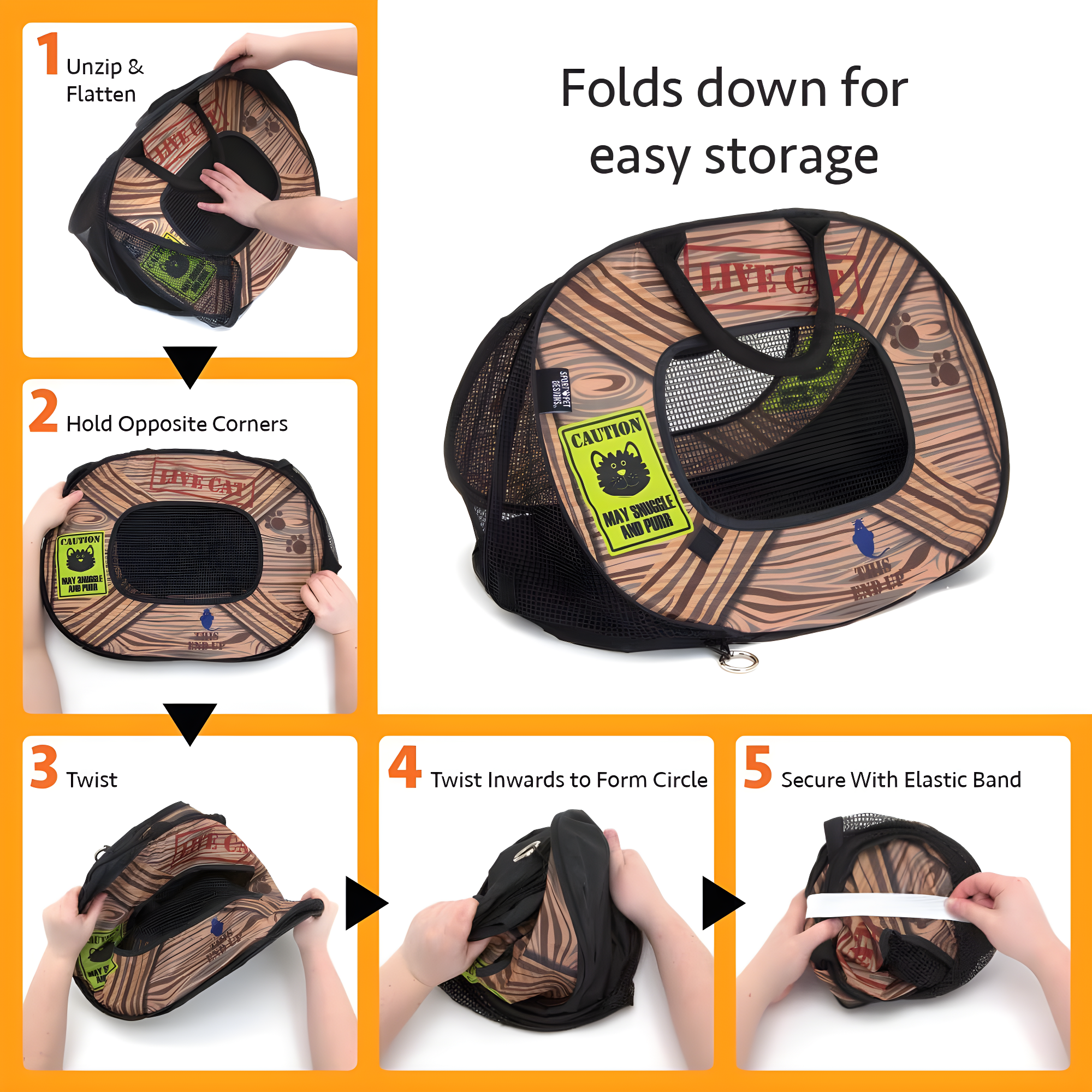 Sportpet Design Collapsible Pet Carrier