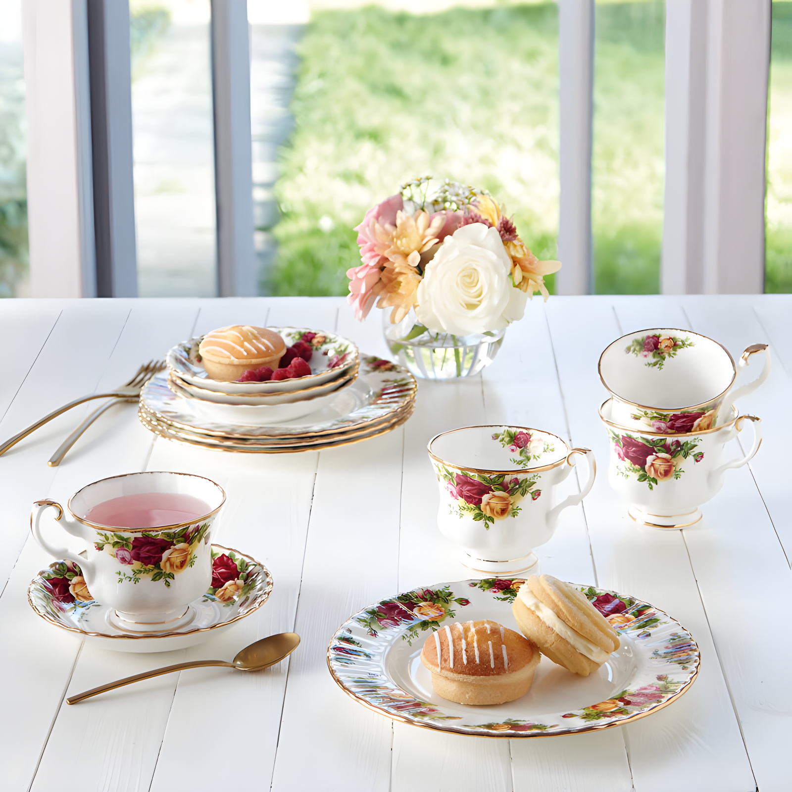 Royal Albert Old Country Roses Teacup & Saucer