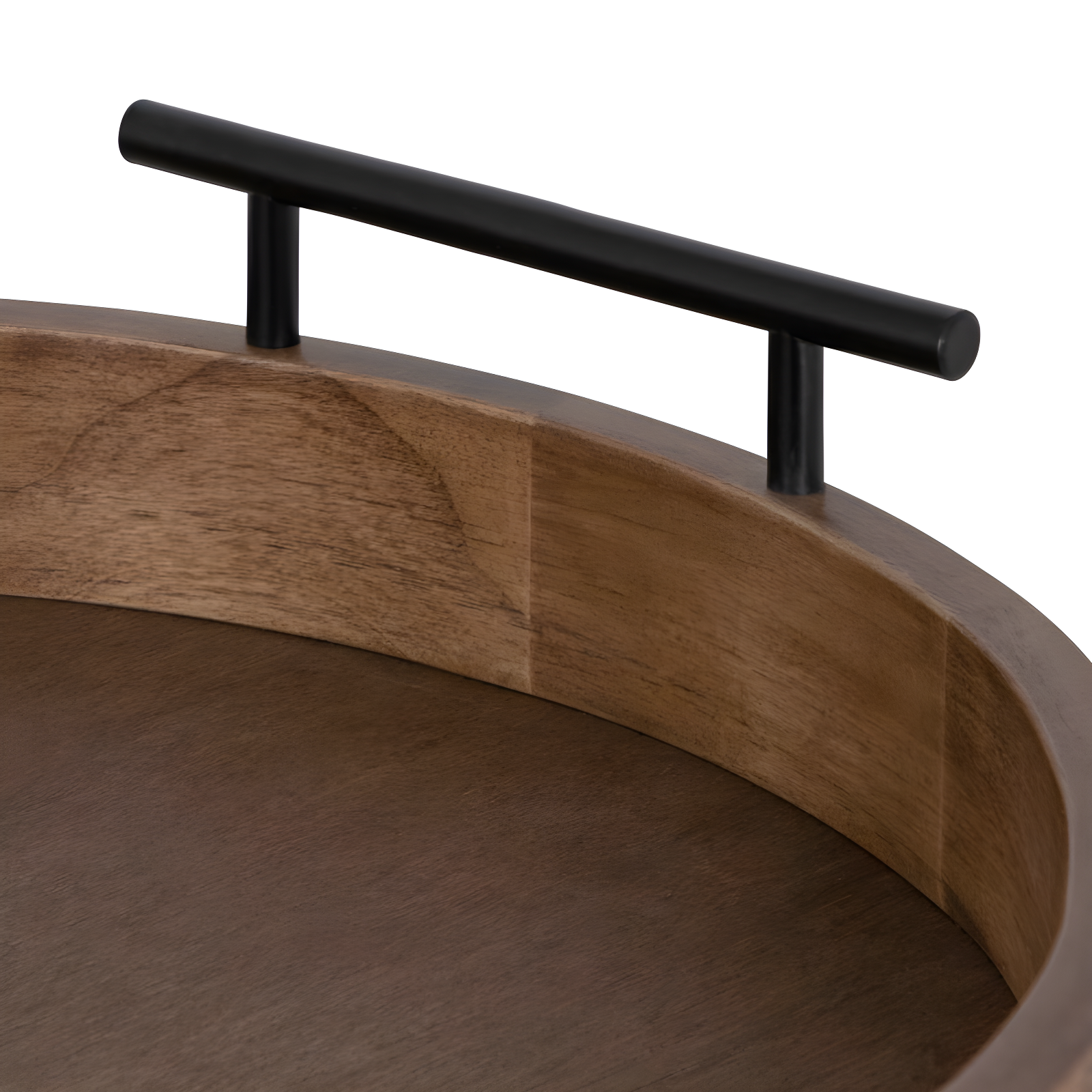 Kate and Laurel Lipton Tray, 18" Diameter, Natural