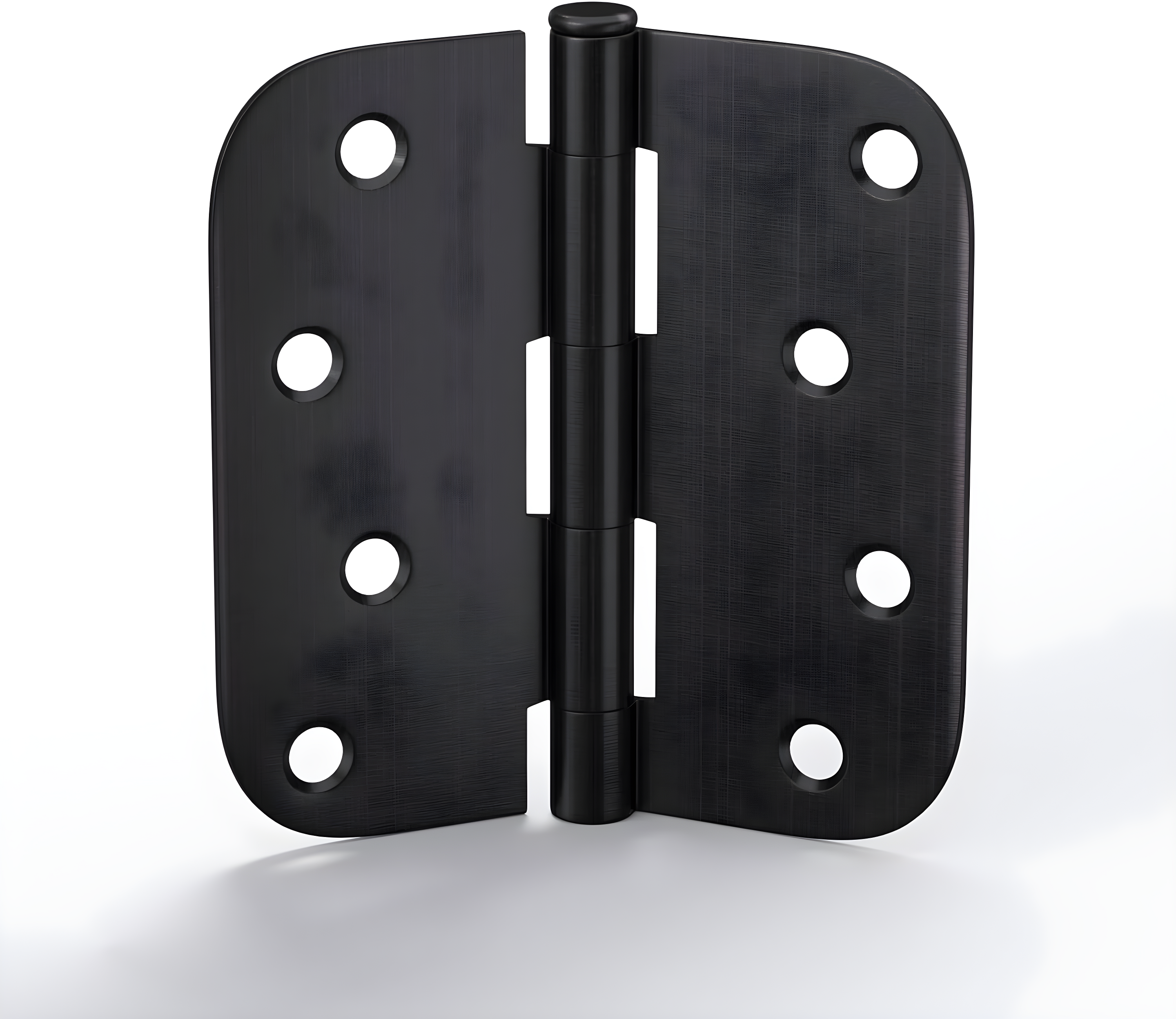 Design House Door Hinge 4-Inch, 5/8-inch Radius, 3-Pack (Set of 3)