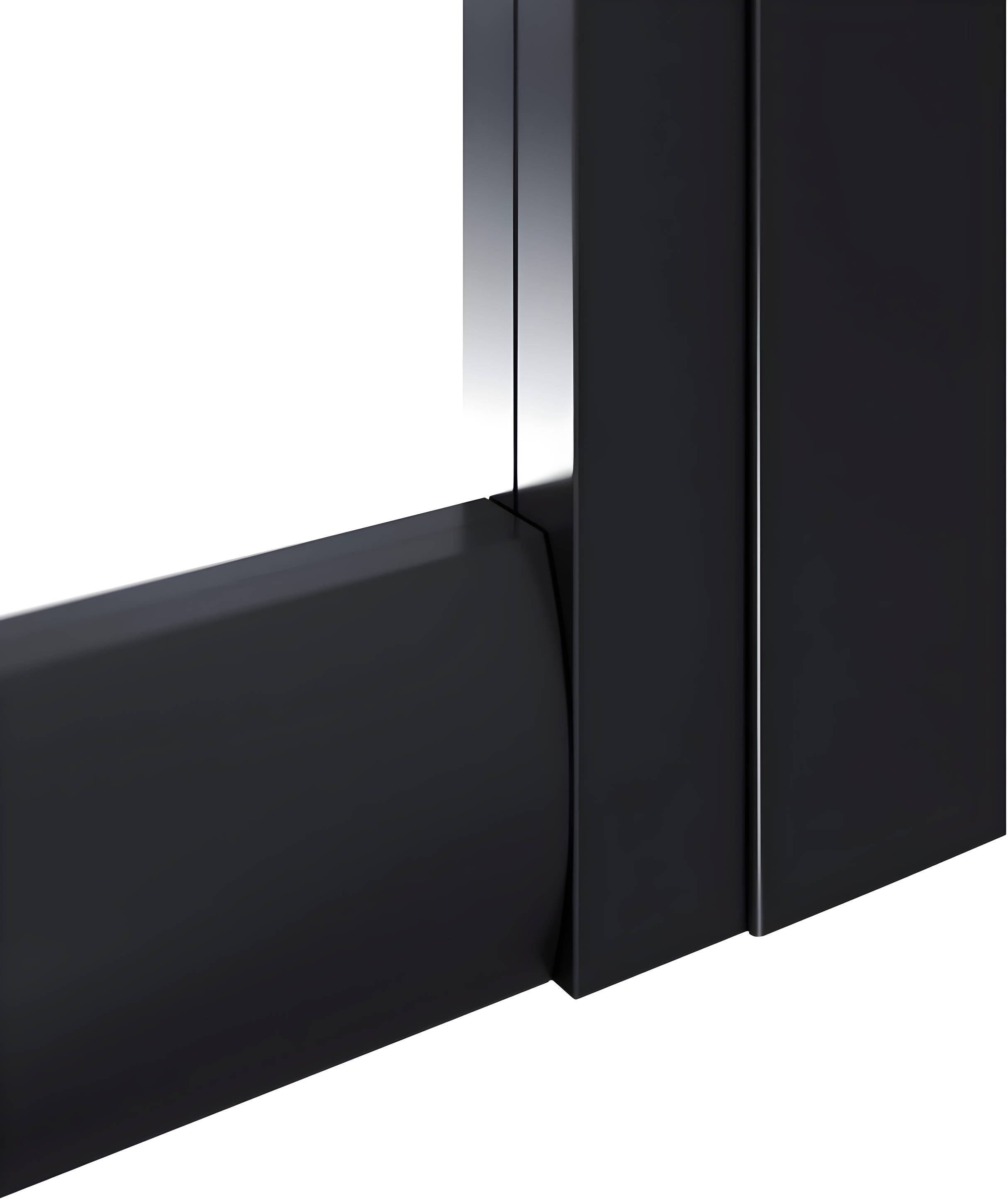 Elegant YJY-BL-343472GD-01 34"D x 34"W x 72"H Framed Square Shower Enclosure with 1/4"Clear Tempered Glass Shower Door