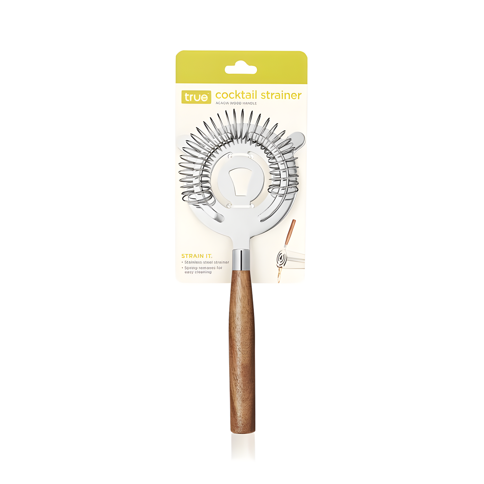 Cocktail Strainer with Acacia Handle