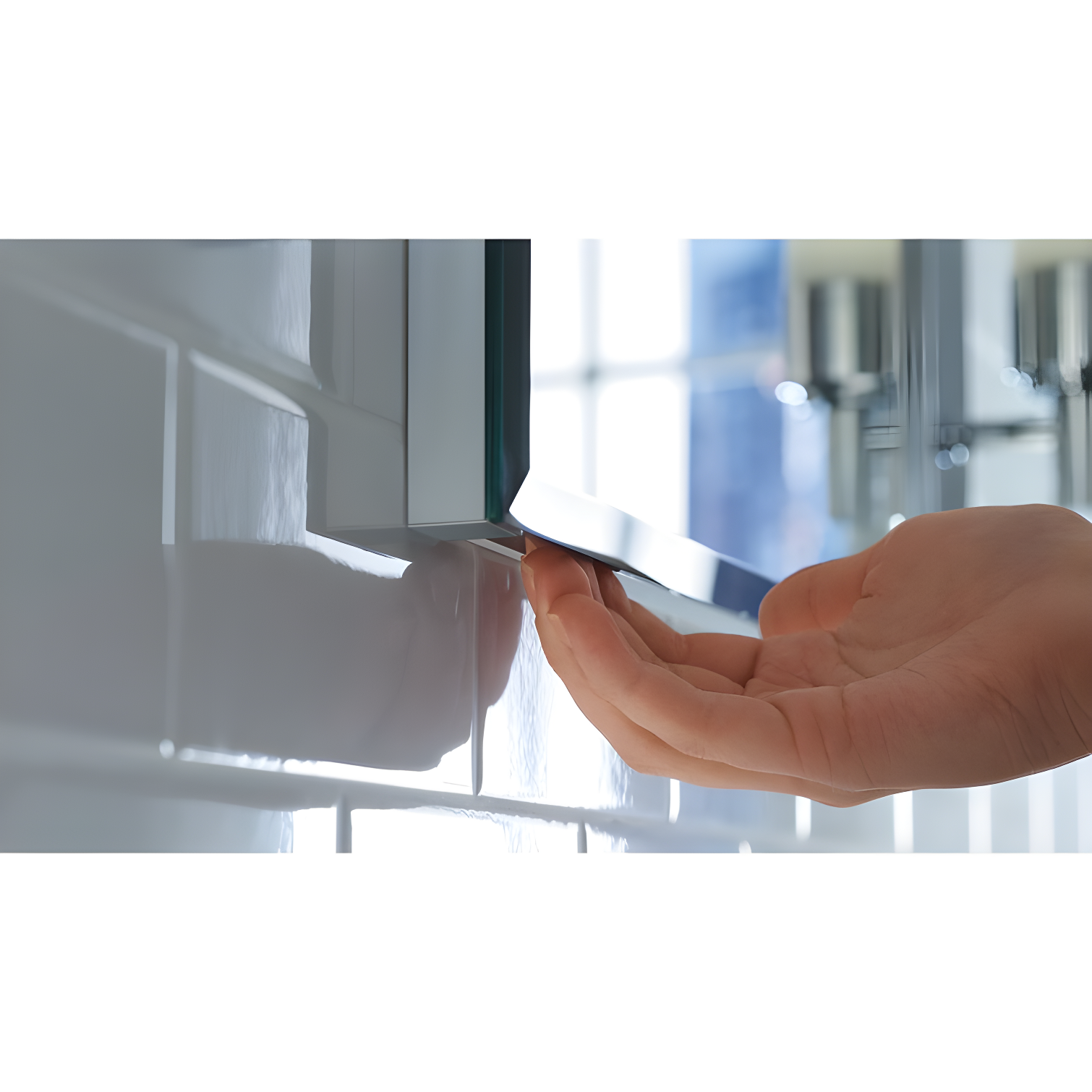 R3 Series Recessed or Surface Mount Frameless Medicine Cabinet with 3 Adjustable Shelves