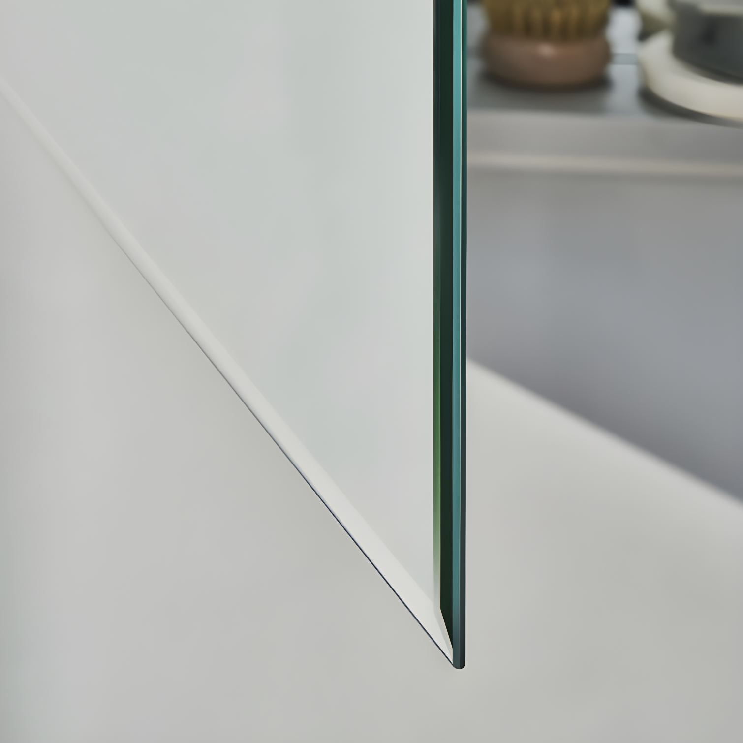 R3 Series Recessed or Surface Mount Frameless Medicine Cabinet with 3 Adjustable Shelves