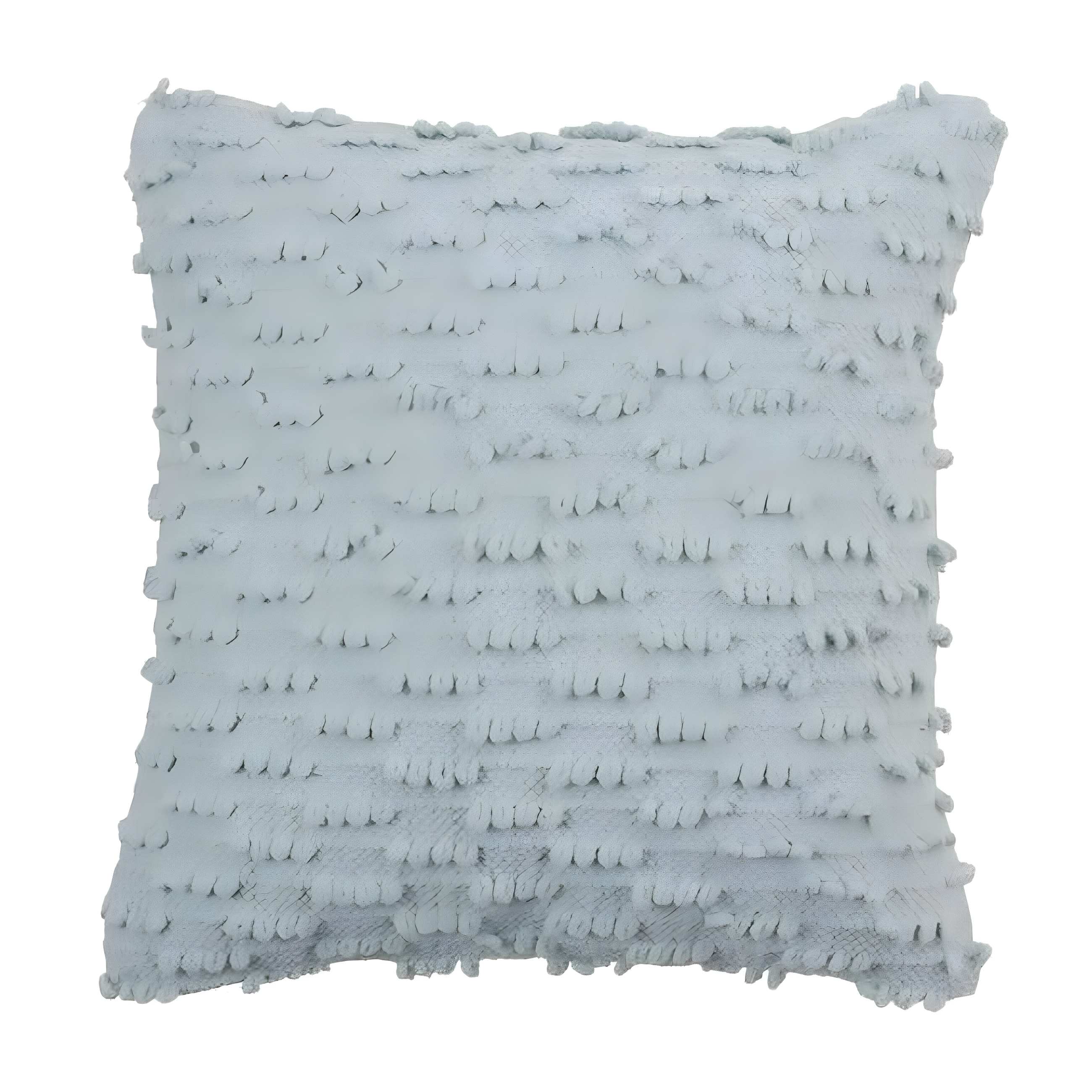 Ruffled Cotton Throw Pillow