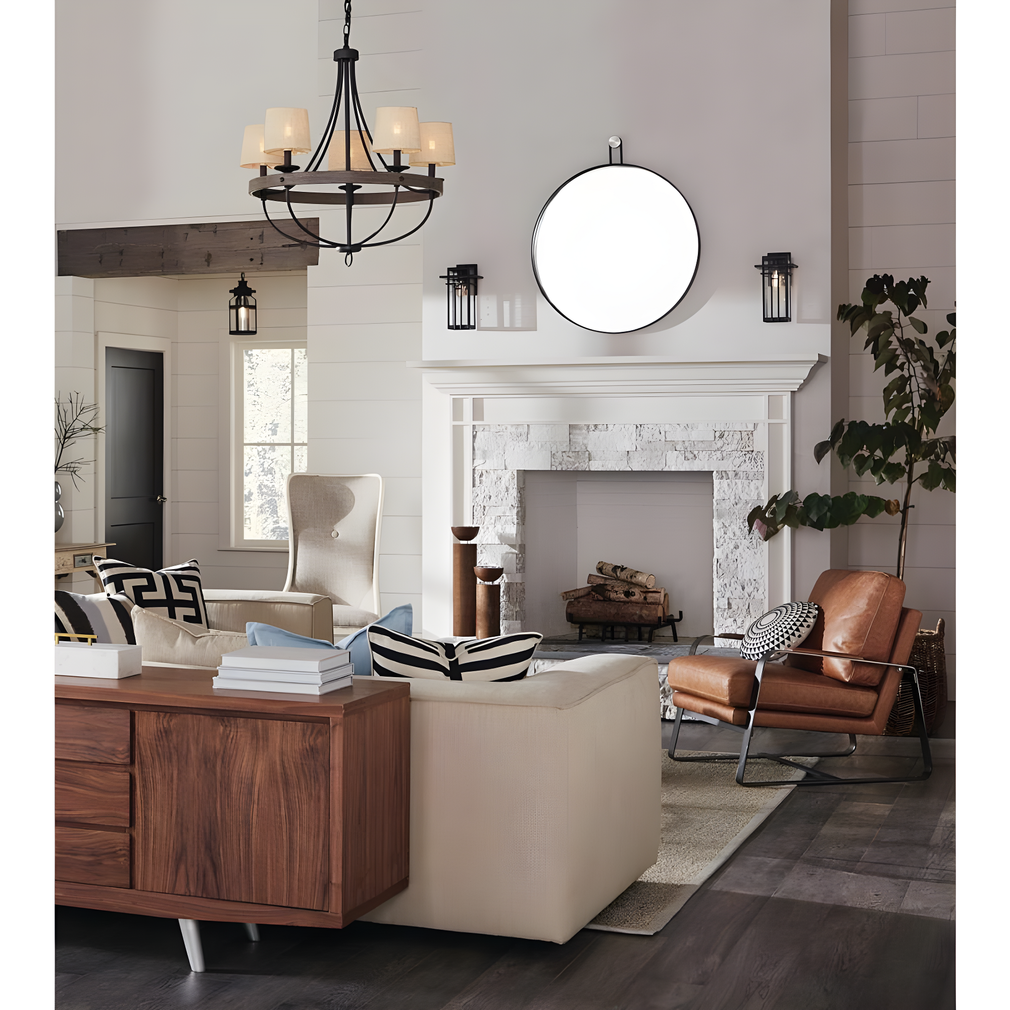 Natural Burlap Accessory Shade