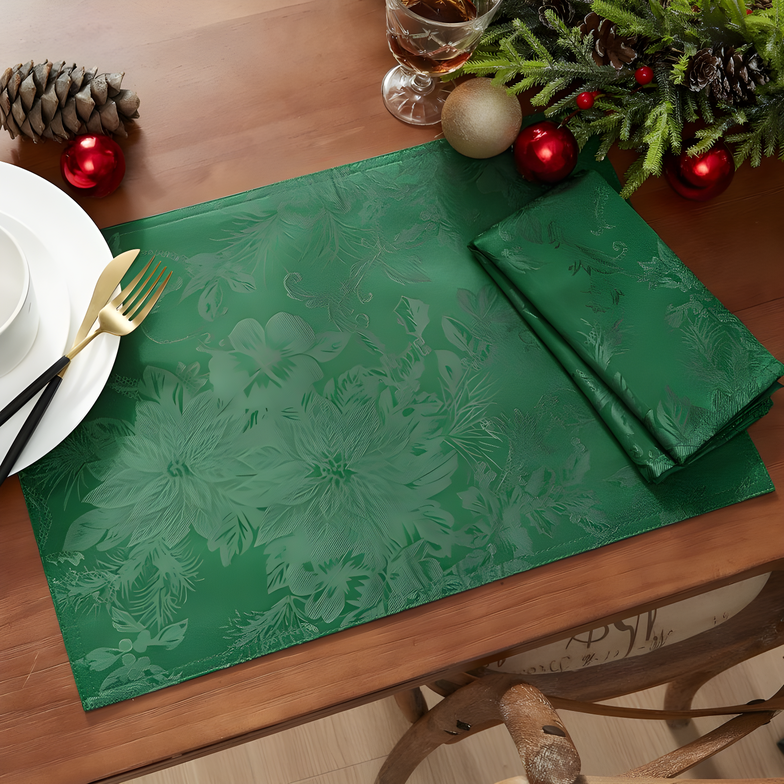 Astoria Grand Tilghman 100% Cotton Rectangle Placemat (Set of 4)