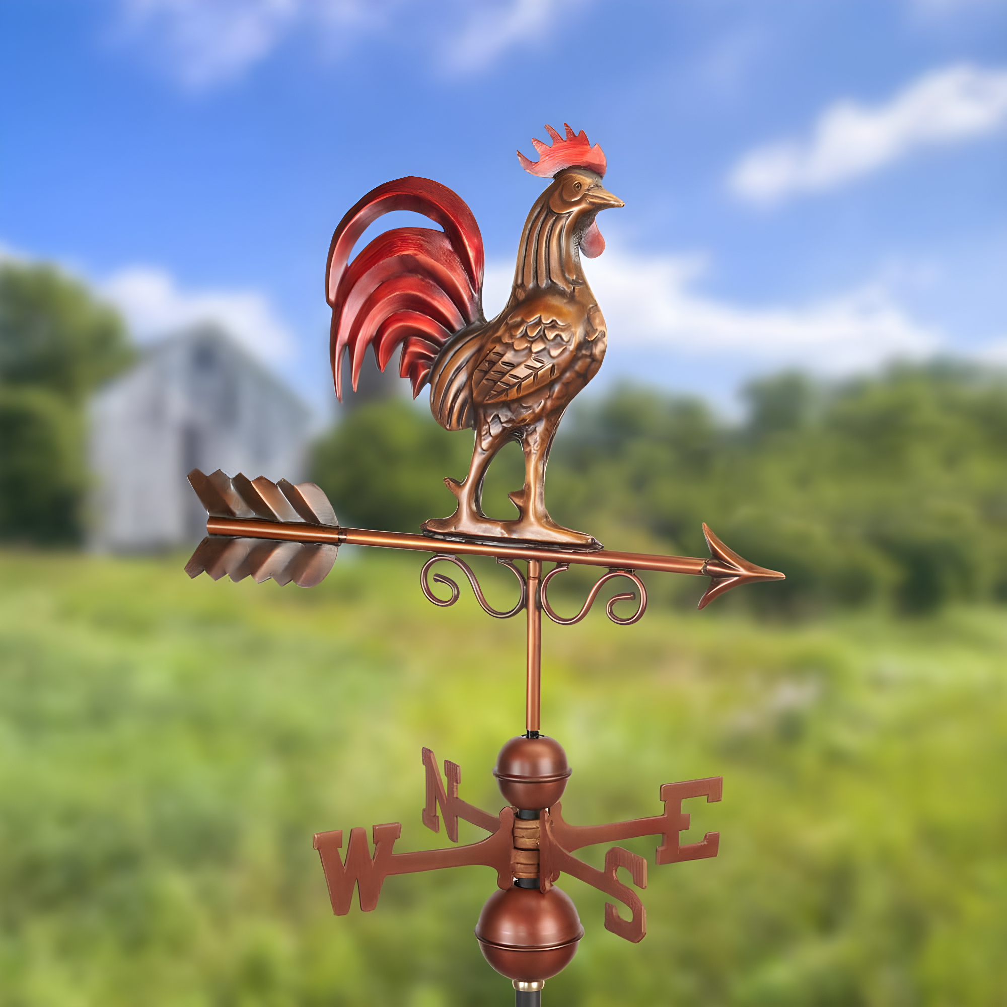 Good Directions 36'' H Metal Animals Weathervane