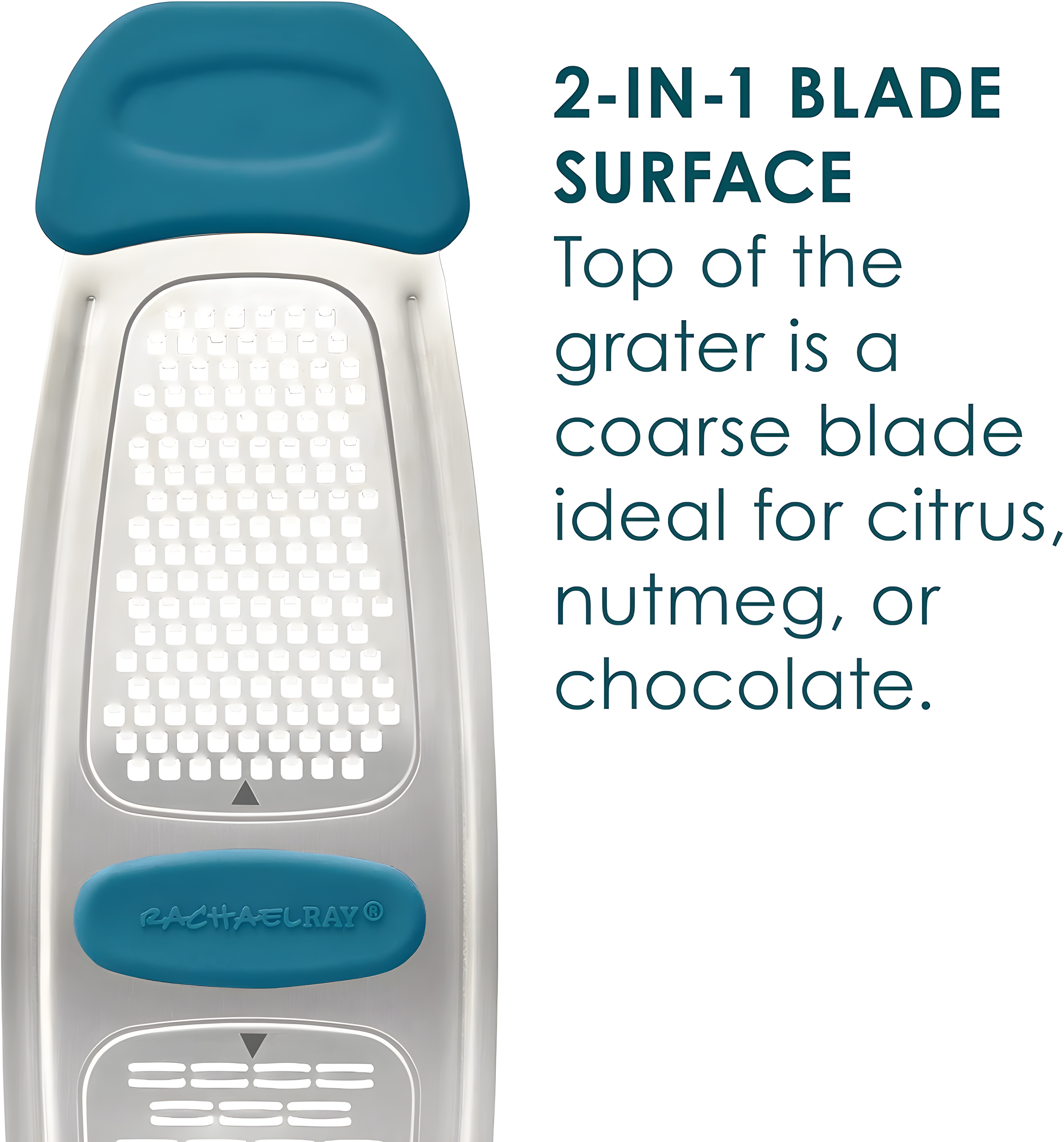 Rachael Ray Rachael Ray Stainless Steel Multi-Grater with Silicone Handles