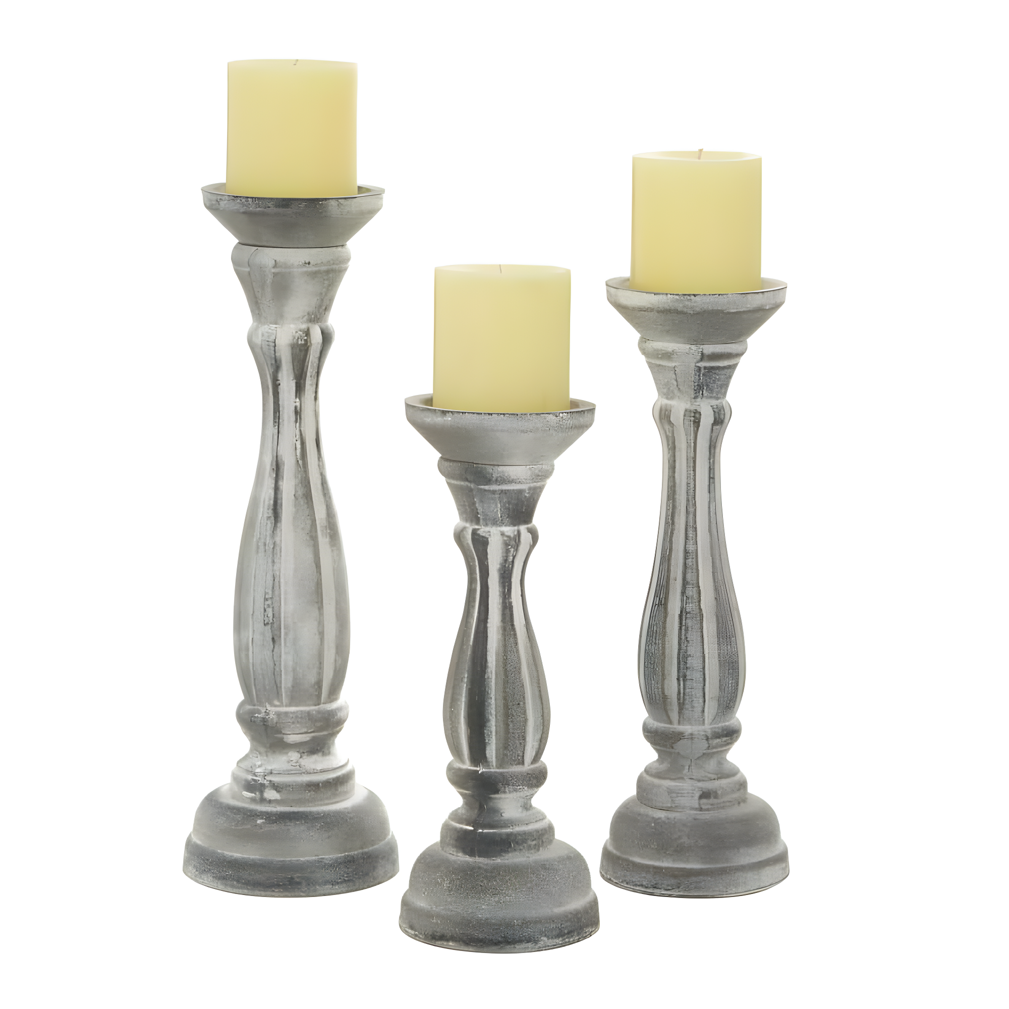 UMA Enterprises Wood Tabletop Candlestick