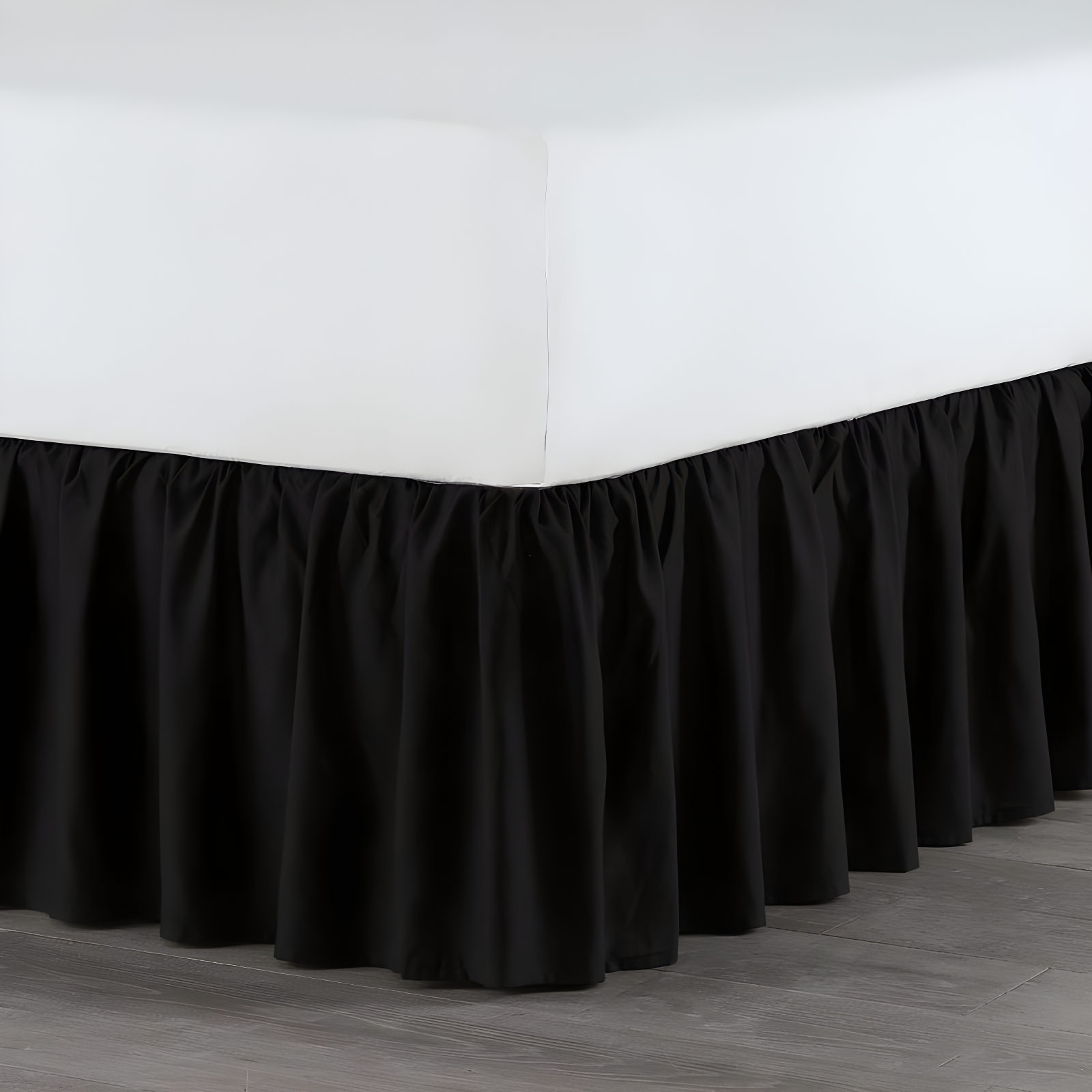 Martex Martex Ruffled Bed Skirt Easy Fit Lightweight 100% Microfiber Dust Ruffle Hotel Quality With 16 inch Tailored Drop
