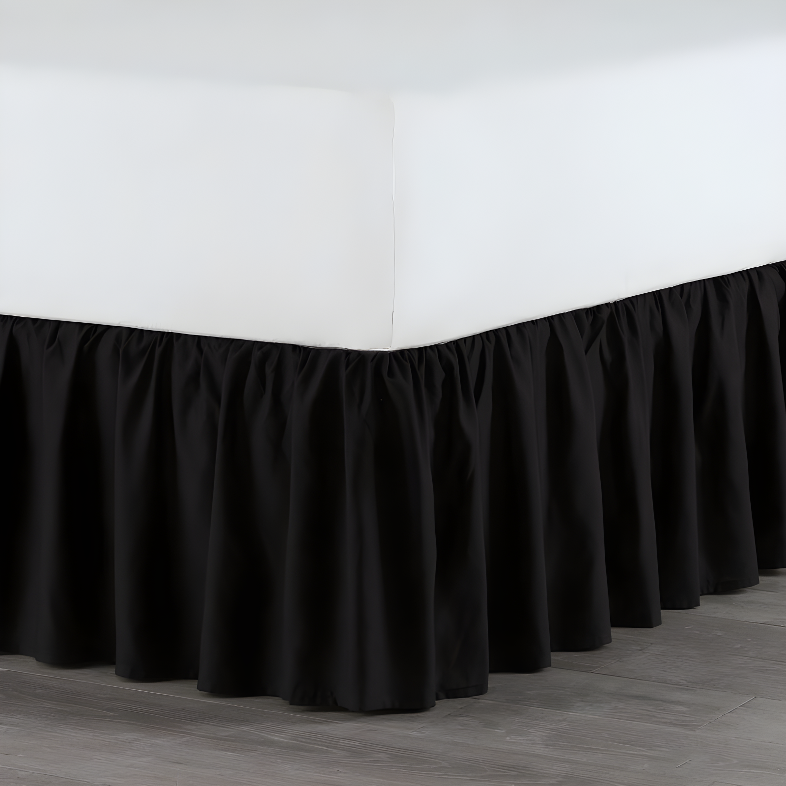 Martex Martex Ruffled Bed Skirt Easy Fit Lightweight 100% Microfiber Dust Ruffle Hotel Quality With 16 inch Tailored Drop