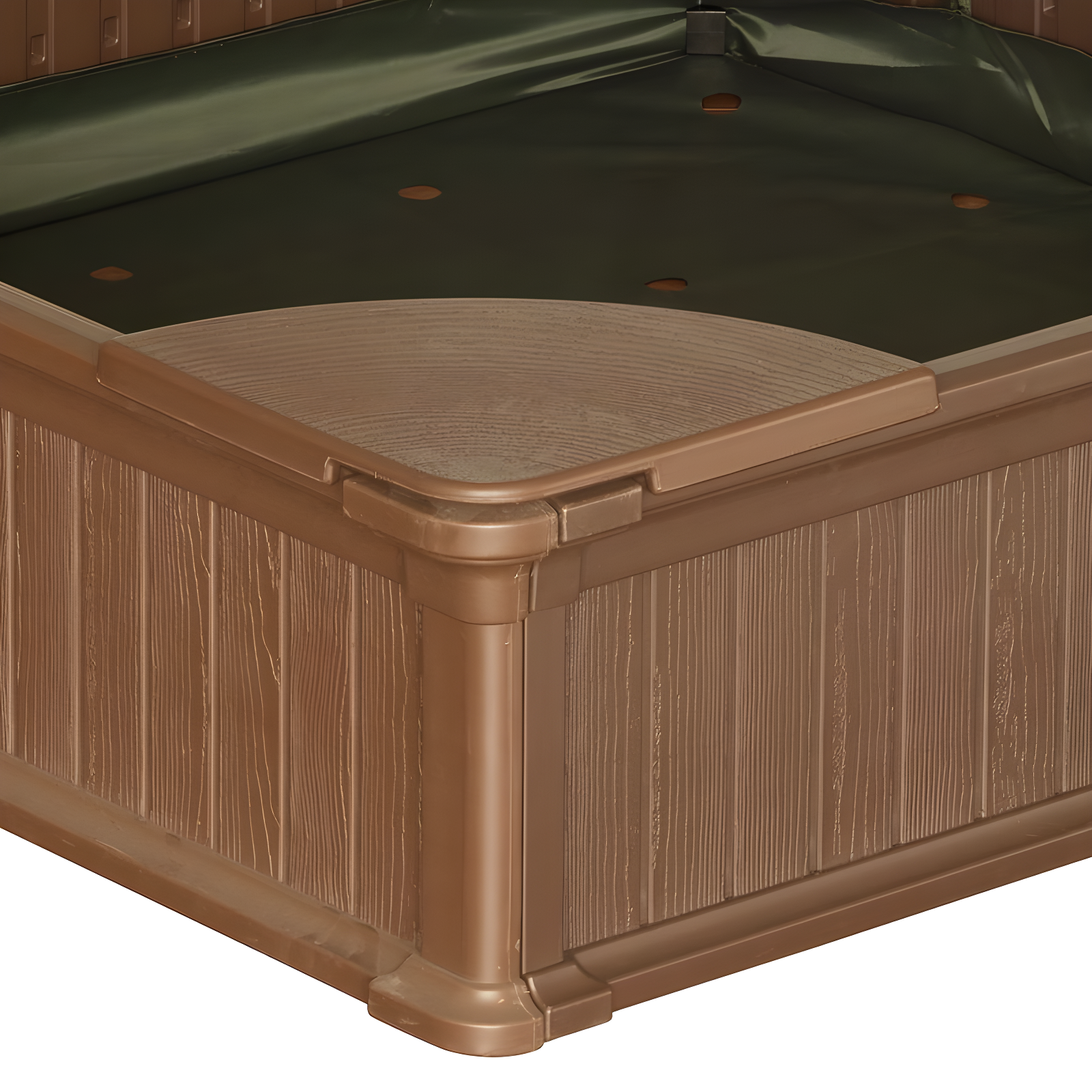 Vandue Corporation Vandue Corporation 48.6'' x 11.8'' Plastic Sandbox with Cover