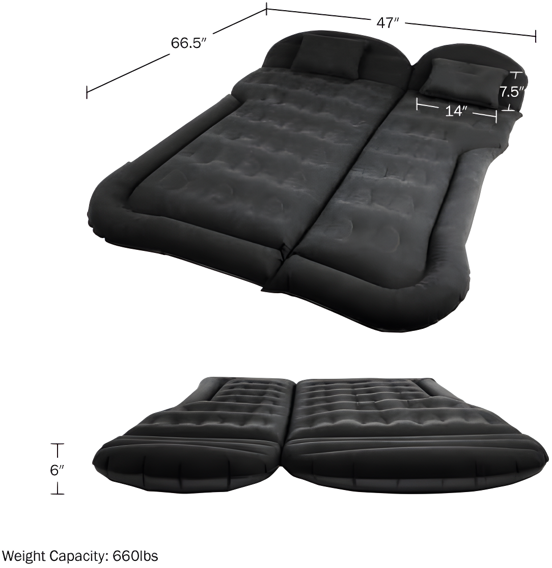 Wakeman Outdoors Camping Mattress for Car (Black)