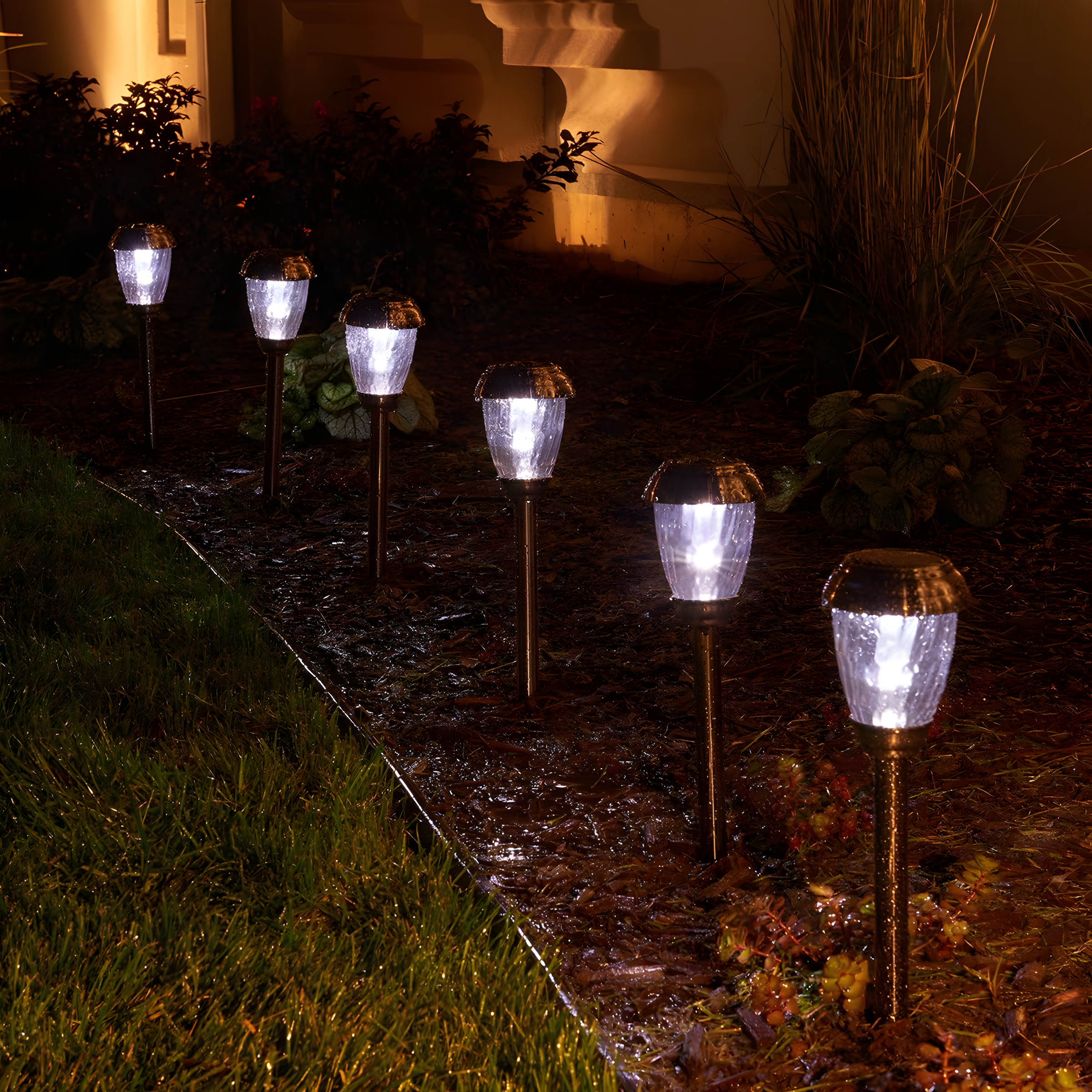 Smart Living Charleston Copper Finish Pathway LED Lights