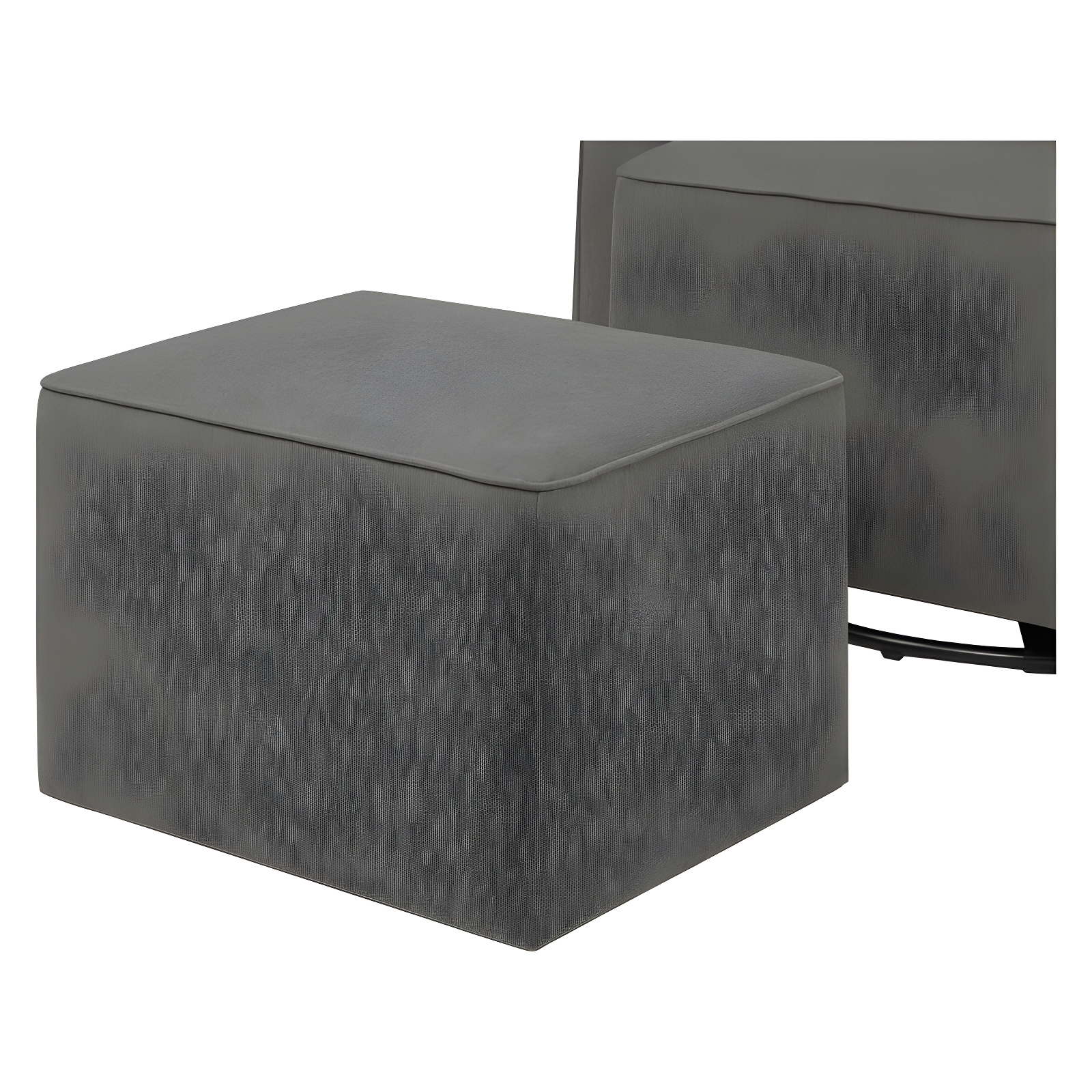 Olive Swivel Glider with Ottoman
