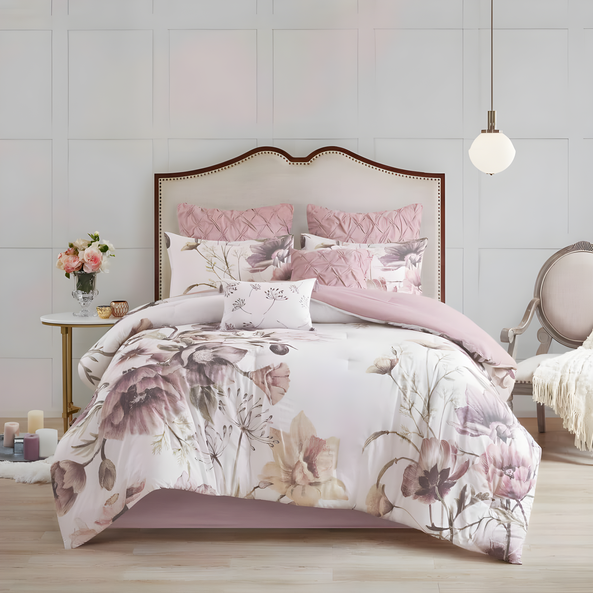 Madison Park Cassandra 8 Piece Cotton Comforter Set