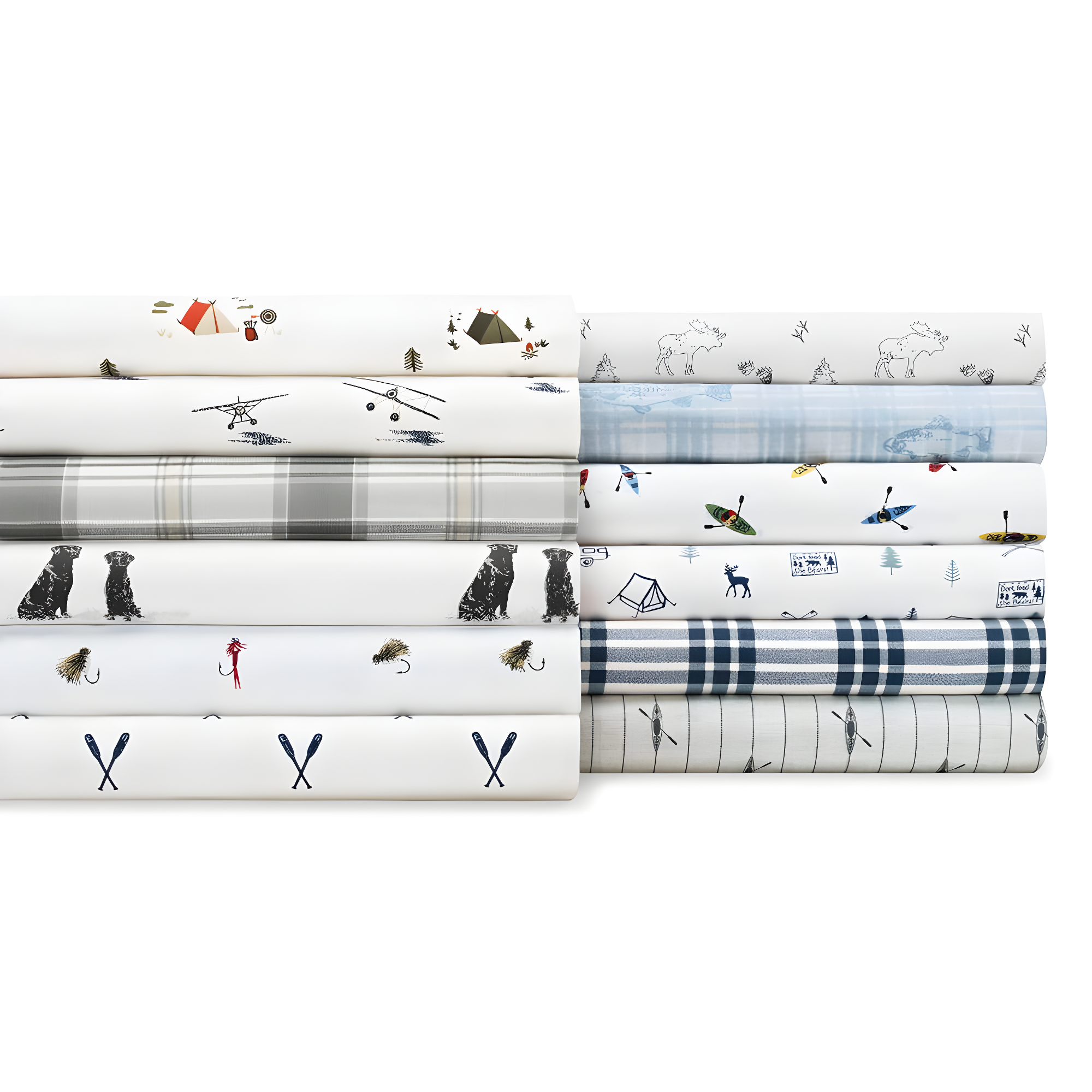 Eddie Bauer Printed Cotton Percale Sheet Sets
