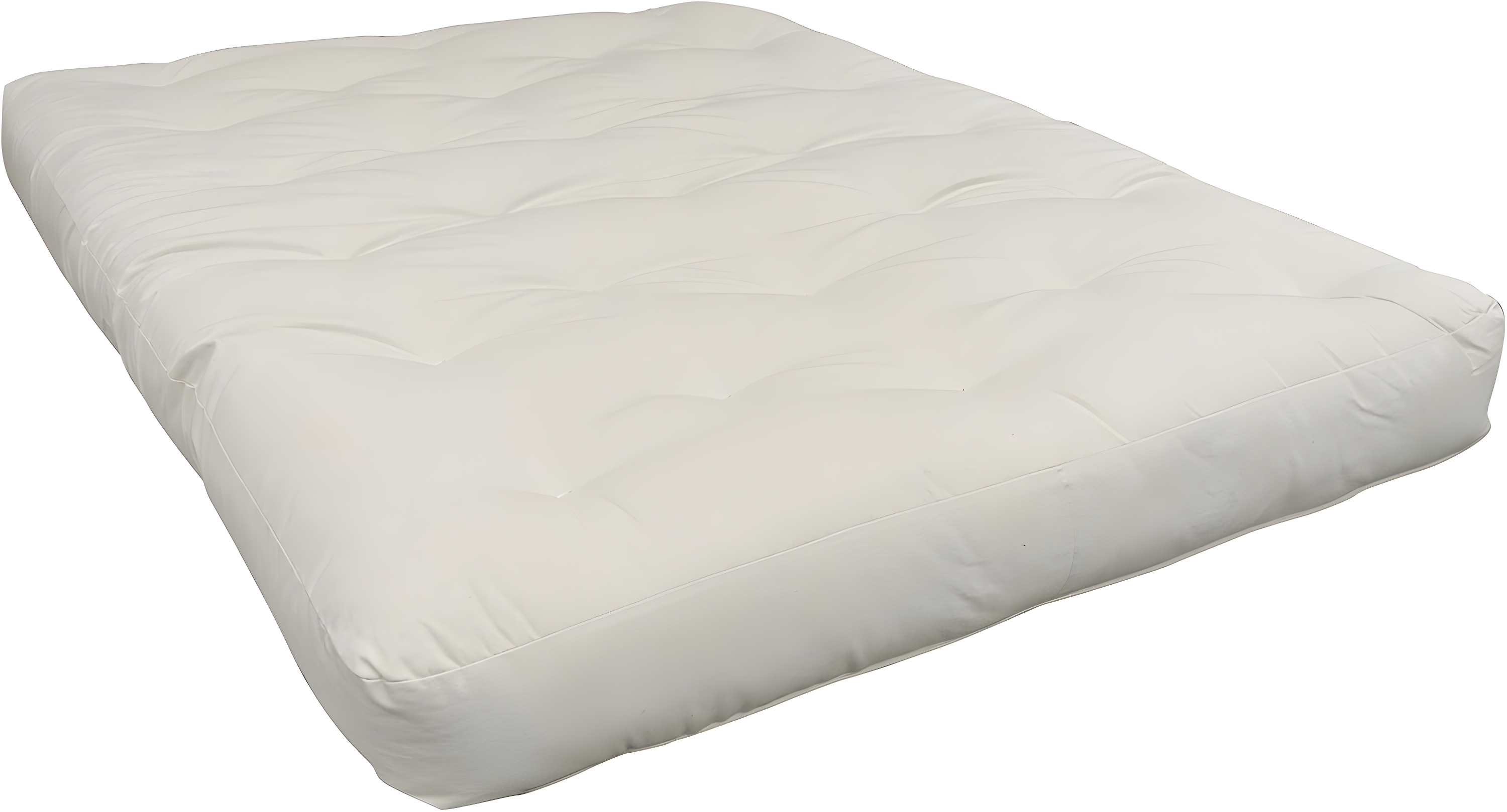 Gold Bond 8" Double Foam & Cotton #611 Natural Futon Mattress-Size:Full