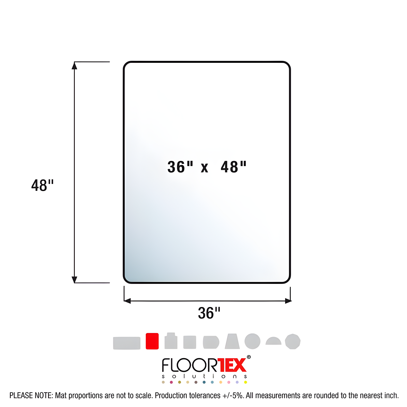 Floortex Valuemat Vinyl Rectangular Chair Mat for Hard Floor