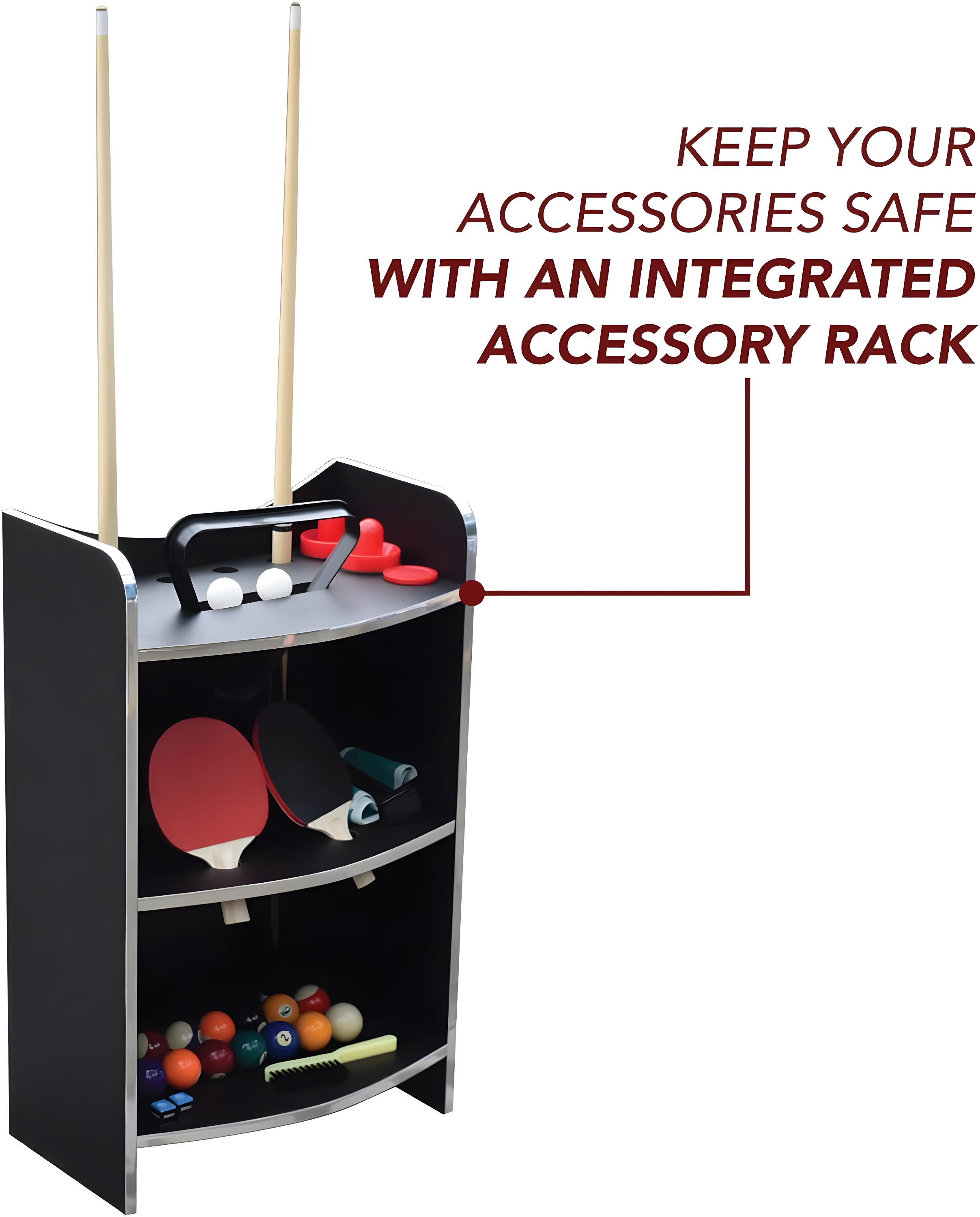 Triple Threat 3-in-1 72" Multi Game Table