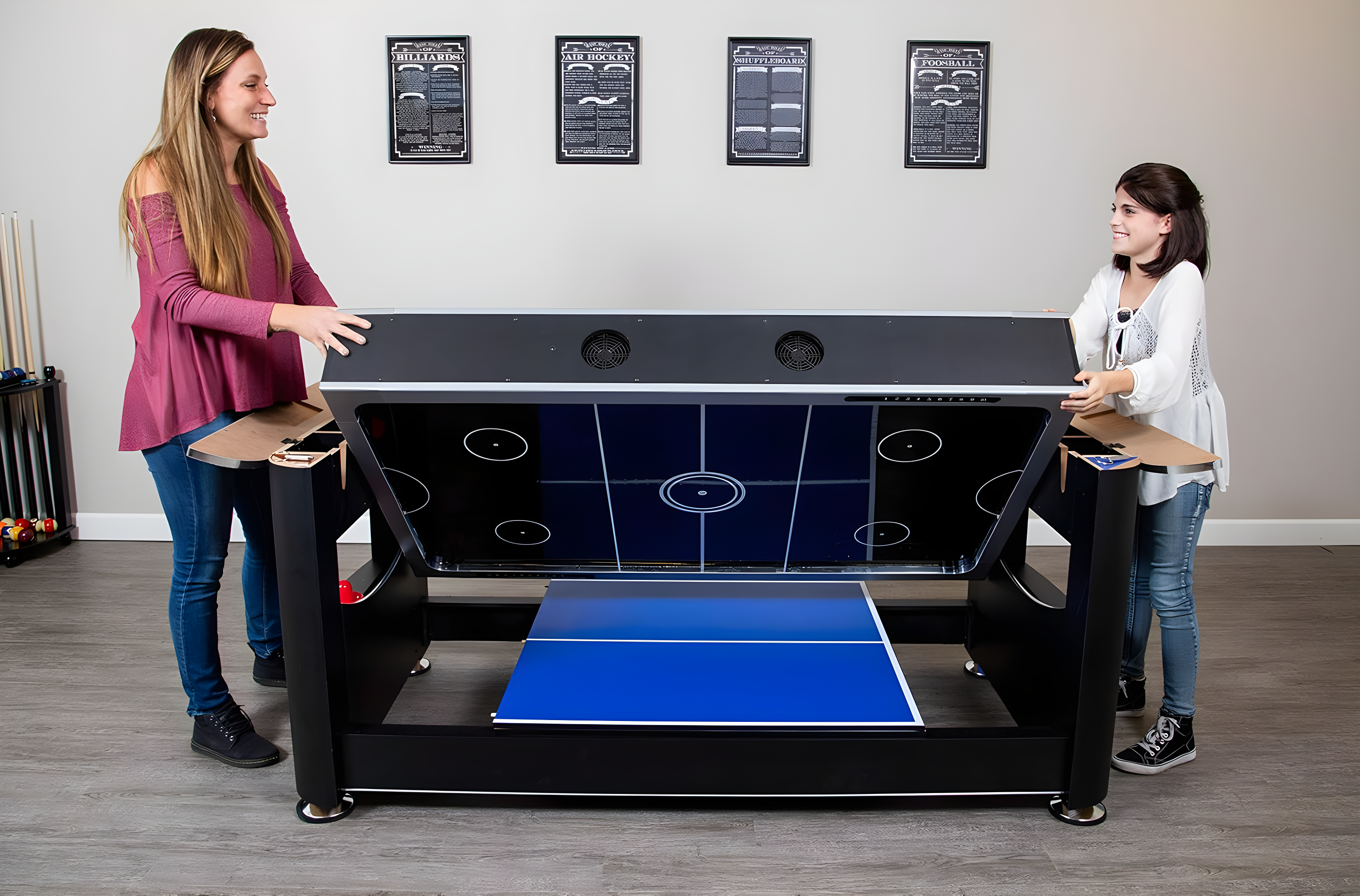 Triple Threat 3-in-1 72" Multi Game Table