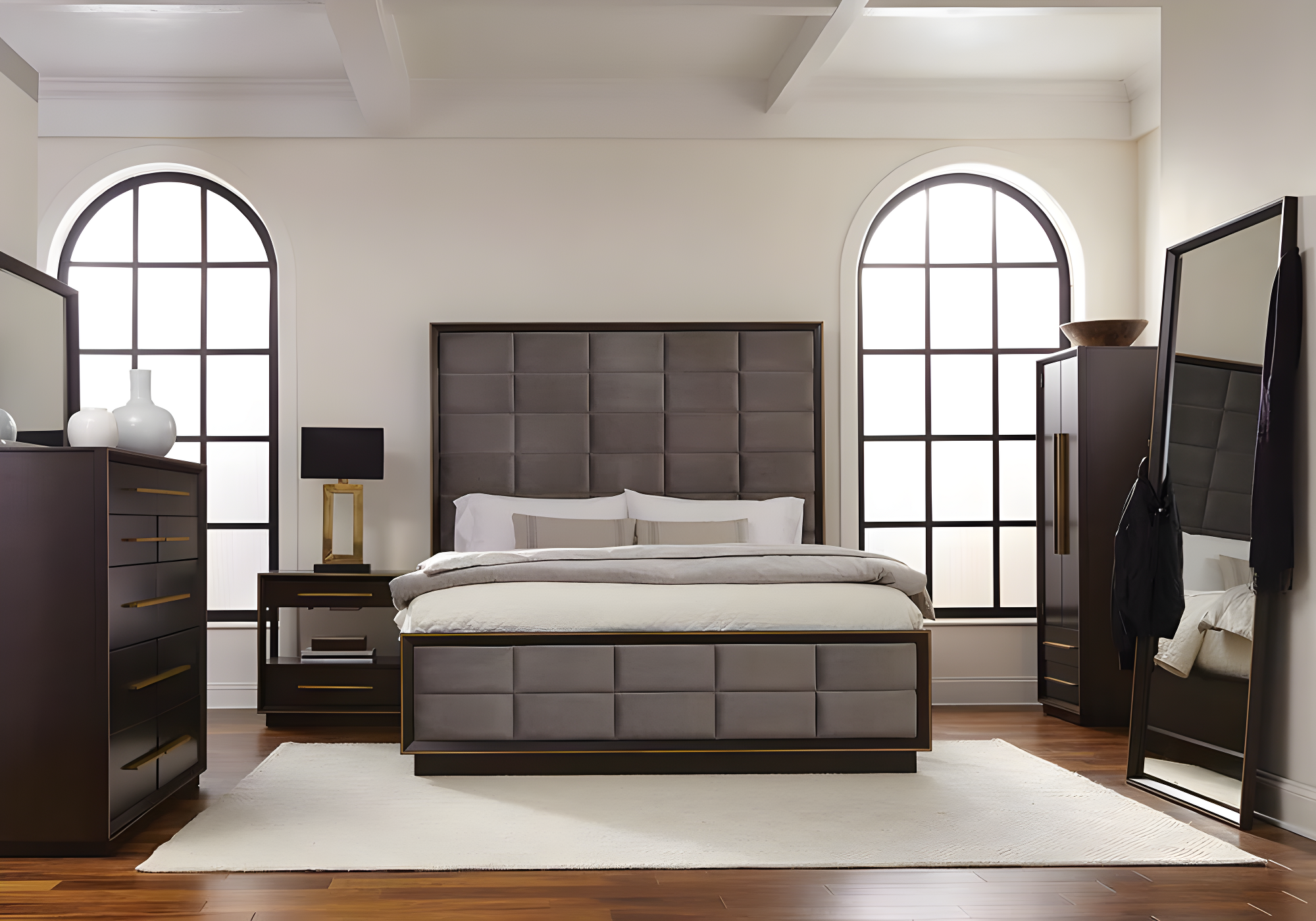 Andrew Home Studio Kalil Upholstered Bed