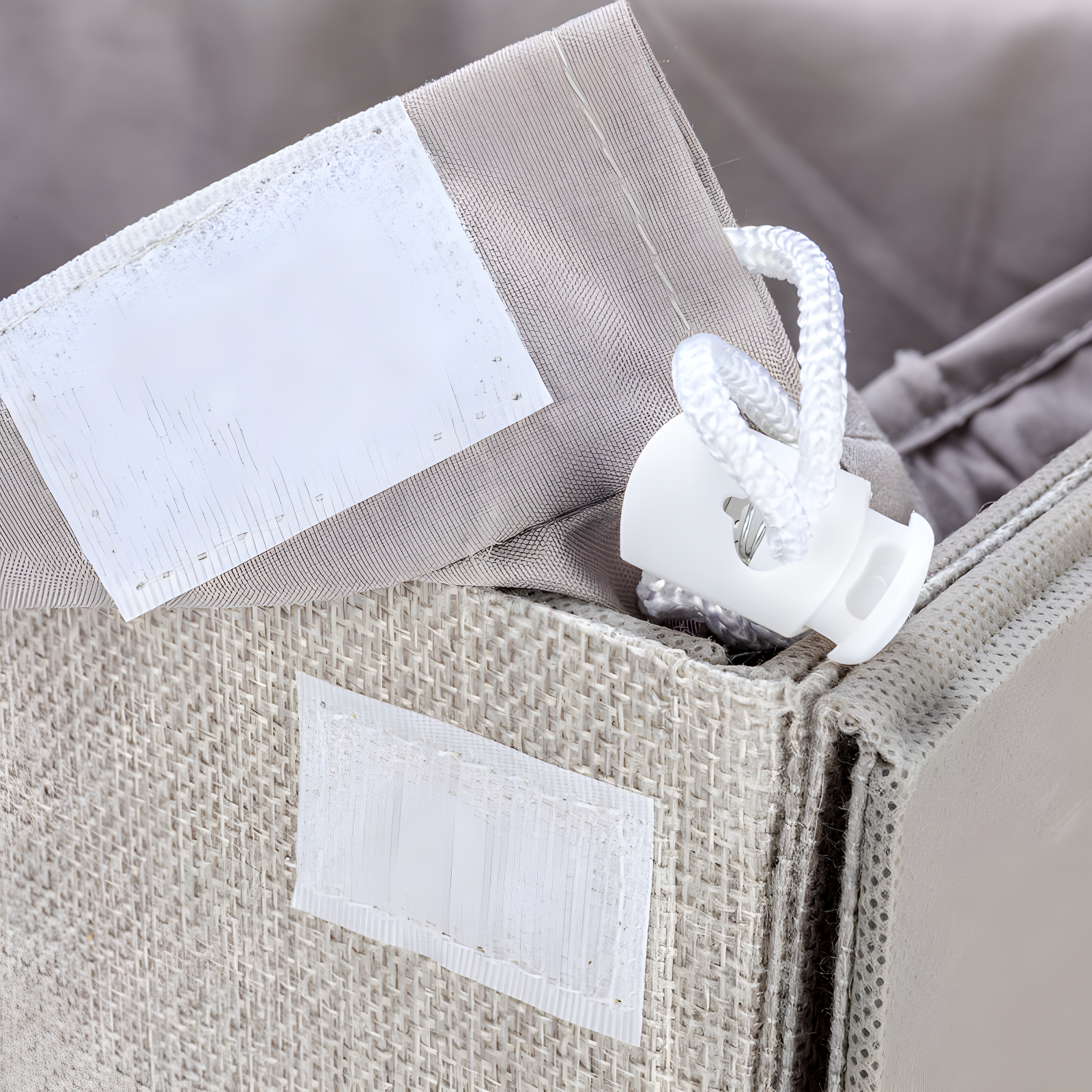 Household Essentials Rolling Laundry Hamper with Handles