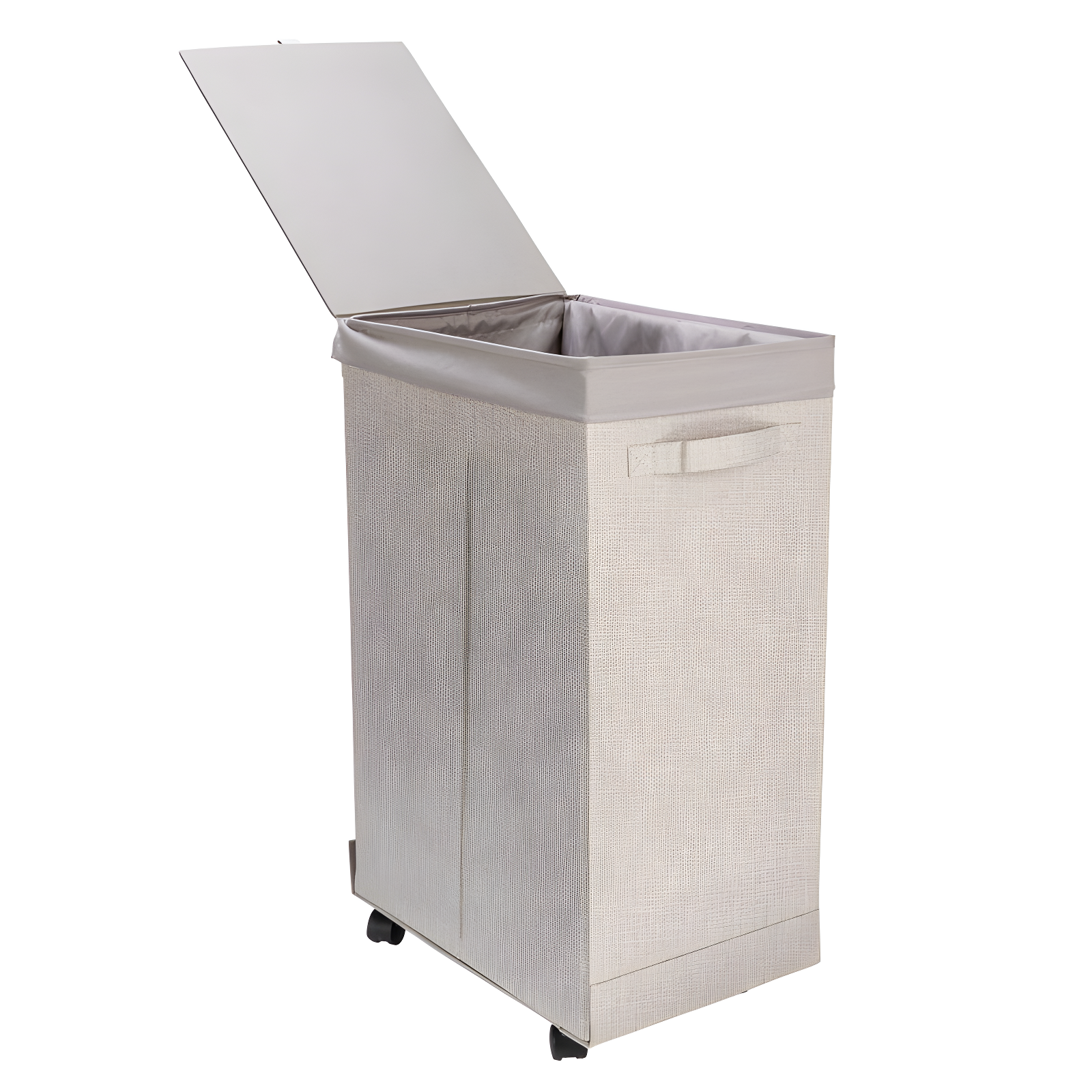 Household Essentials Rolling Laundry Hamper with Handles